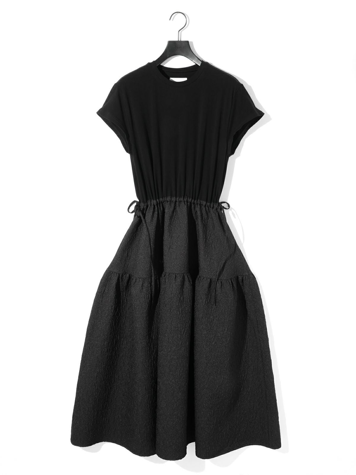 MIDIUMISOLID for Ladies ジャカードコンビワンピース【3-1378