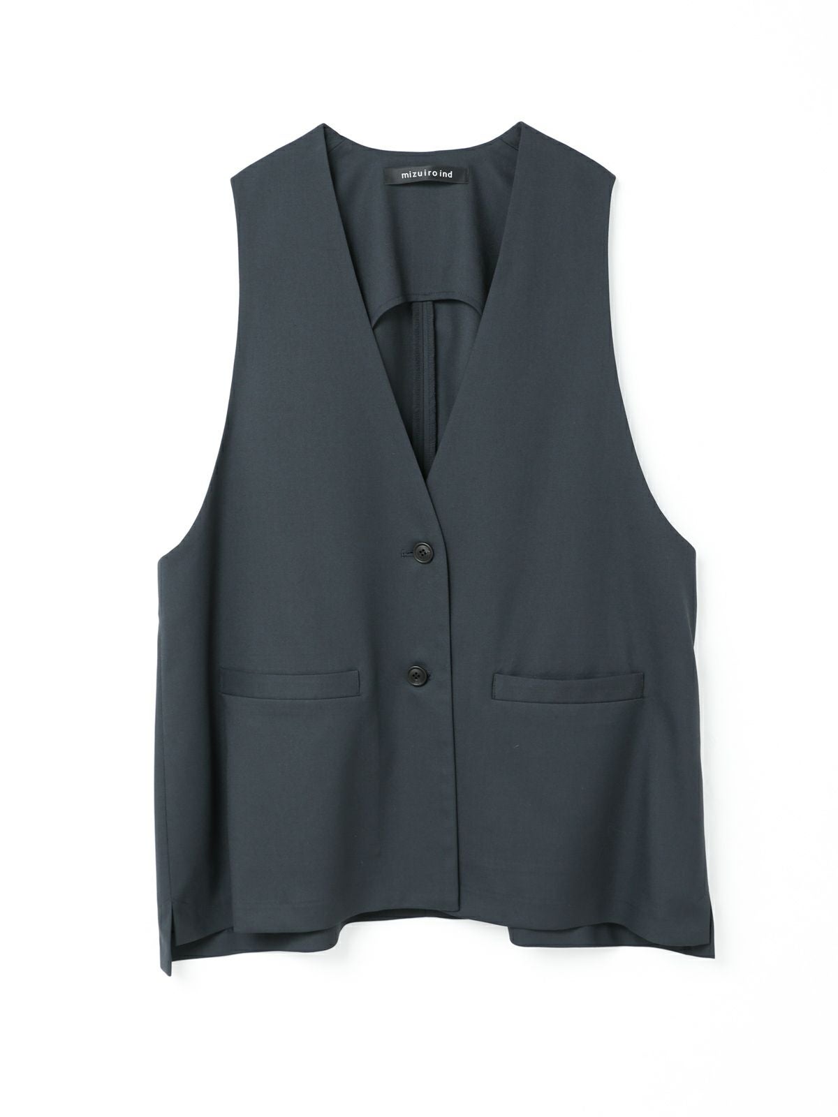 mizuiro ind ディープVネックワイドベスト｜ MARcourt ONLINE STORE