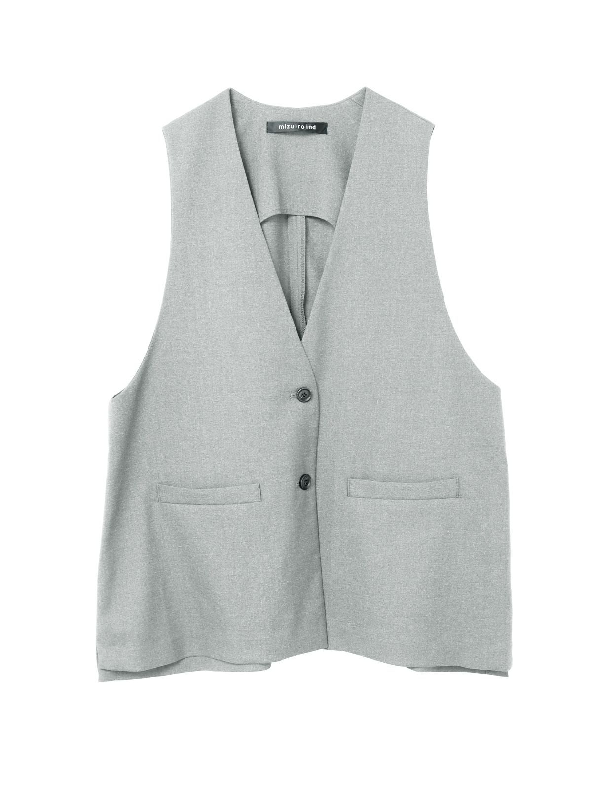 mizuiro ind ディープVネックワイドベスト｜ MARcourt ONLINE STORE