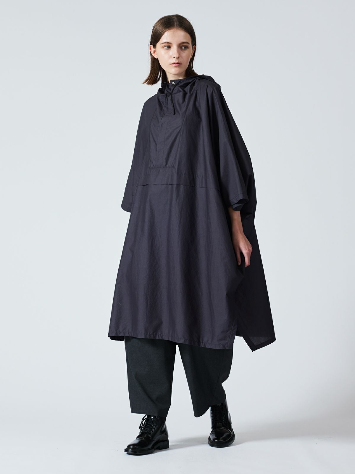 mizuiro ind フード付きポンチョワンピース｜ MARcourt ONLINE STORE