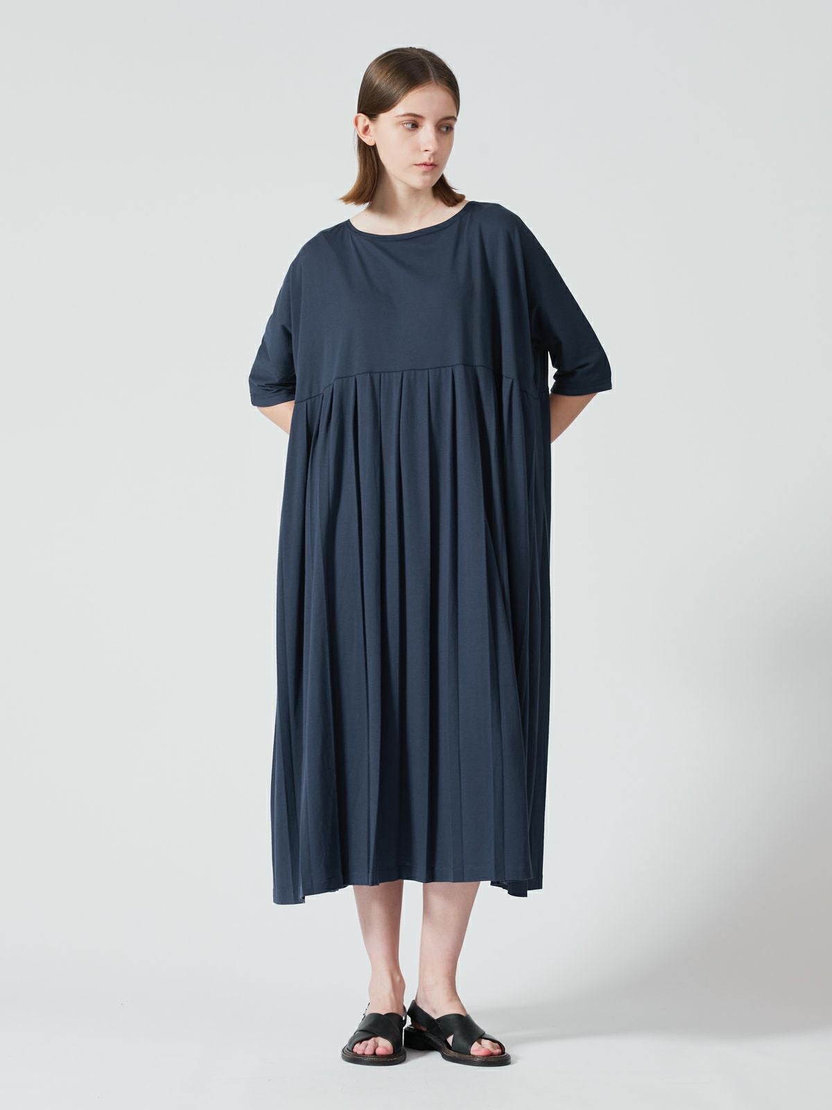 mizuiro ind プリーツロングワンピース｜ MARcourt ONLINE STORE