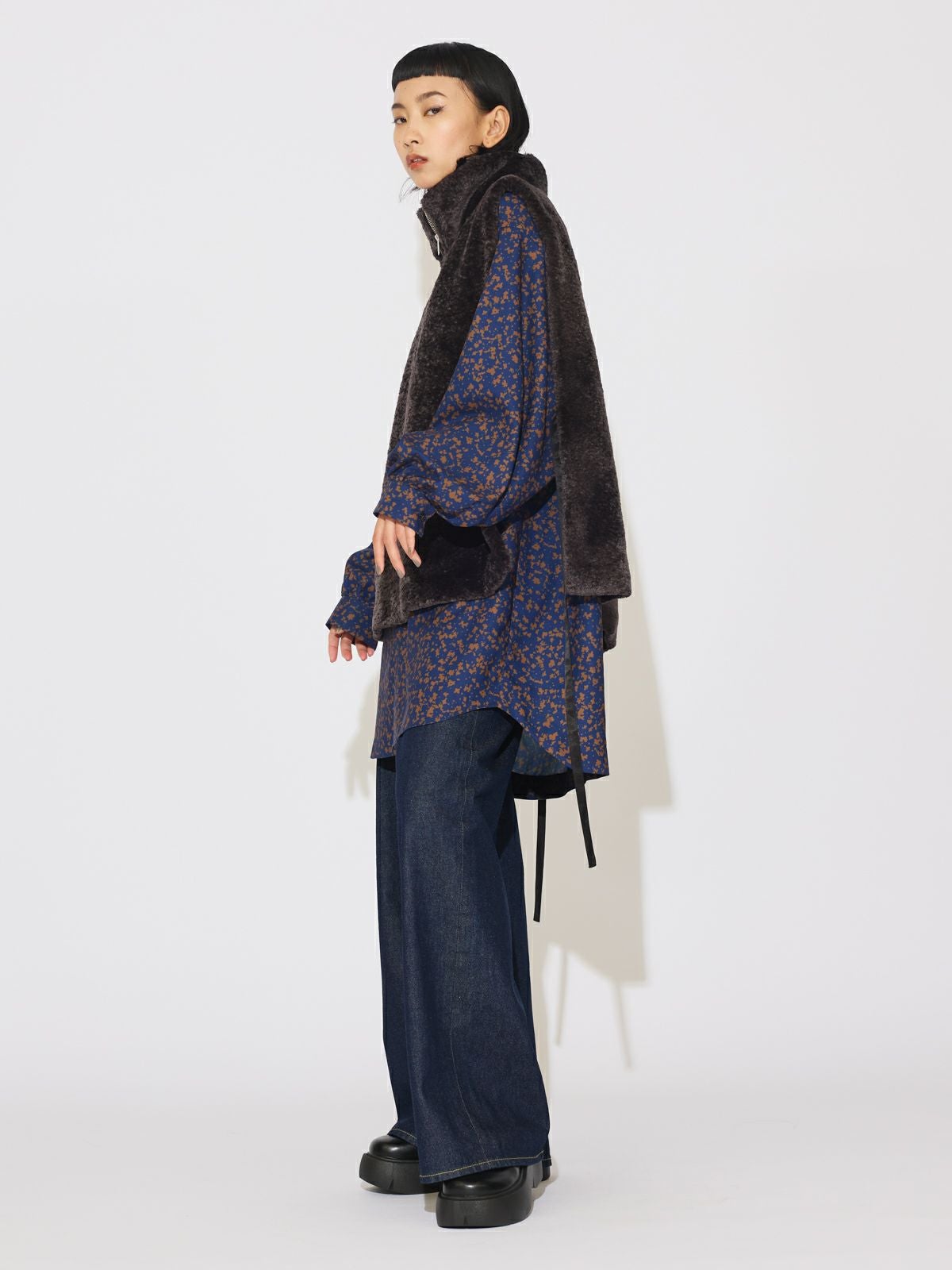 MIDIUMISOLID for Ladies ハーフジップボアベスト｜ MARcourt ONLINE