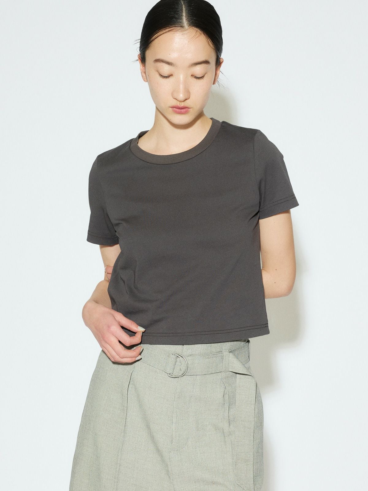 トップス miicoco MIDIUMISOLID for Ladies クロップドTシャツ｜ MARcourt ONLINE STORE