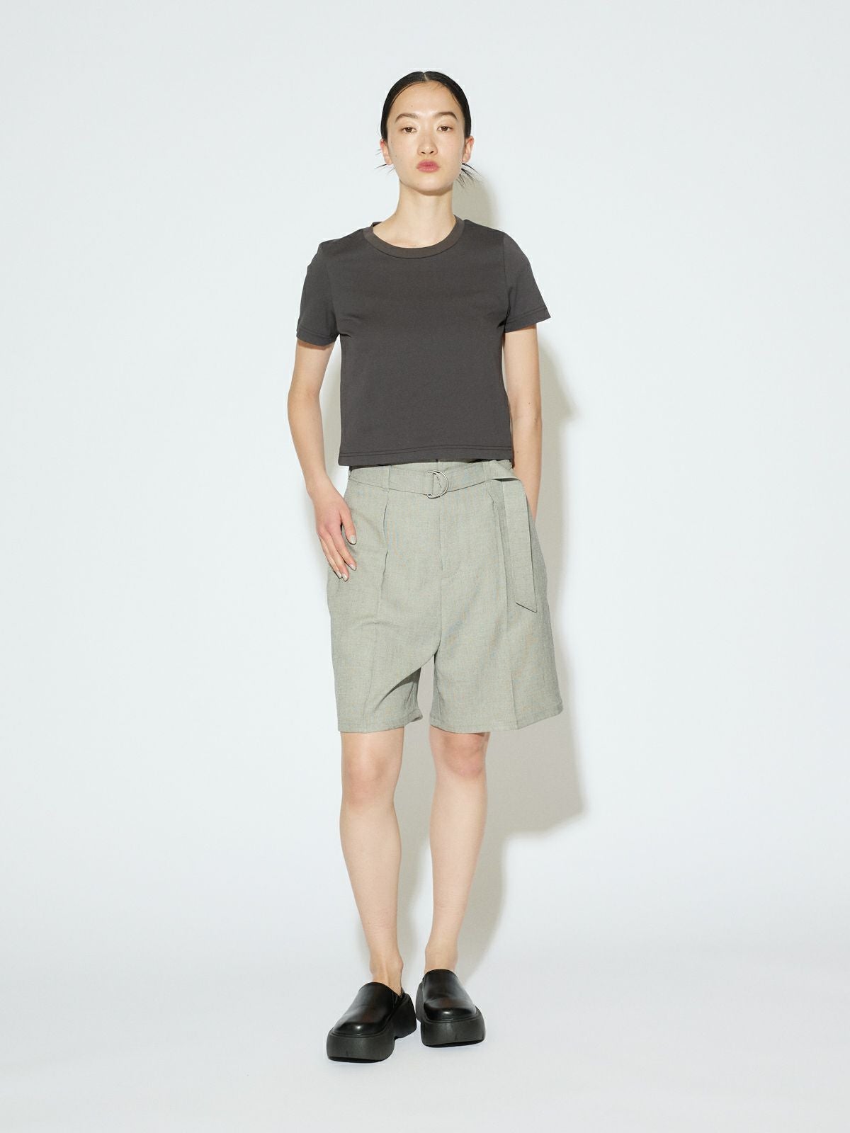 MIDIUMISOLID for Ladies クロップドTシャツ｜ MARcourt ONLINE STORE