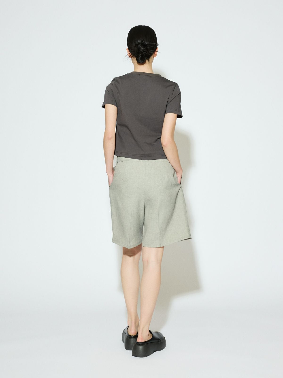 MIDIUMISOLID for Ladies クロップドTシャツ｜ MARcourt ONLINE STORE