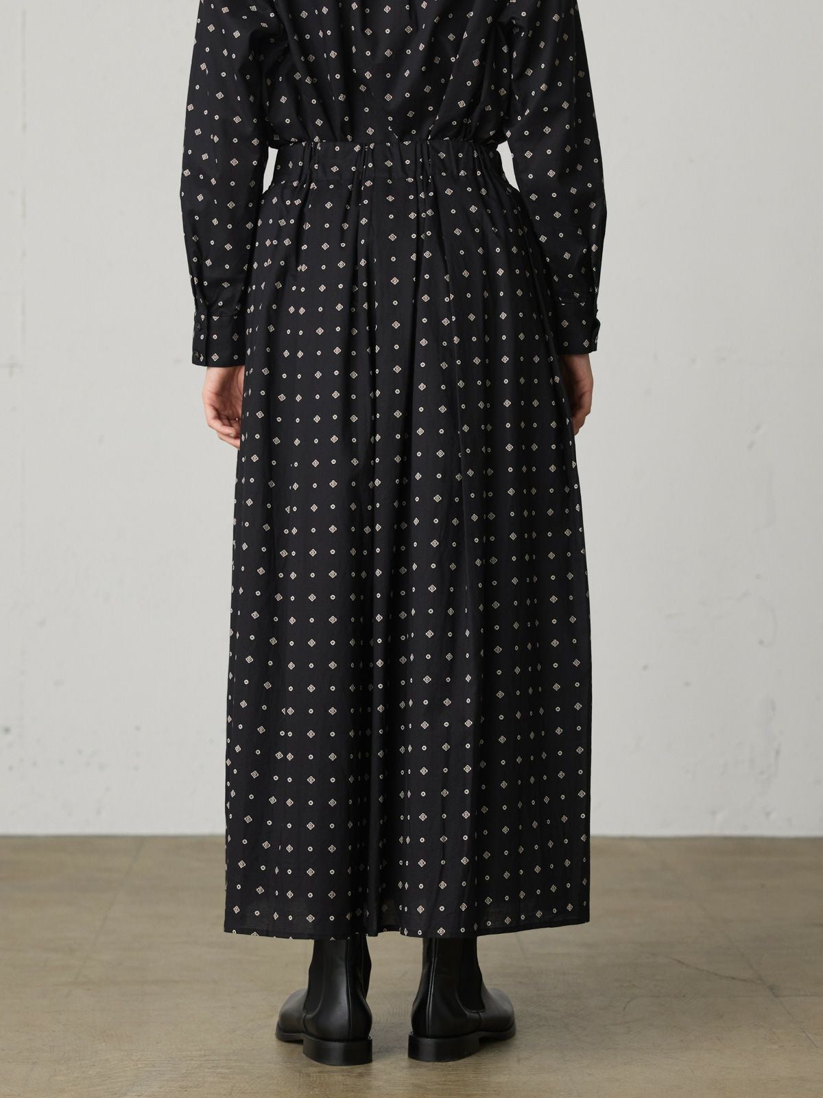 MidiUmi 小紋柄ギャザースカート｜ MARcourt ONLINE STORE