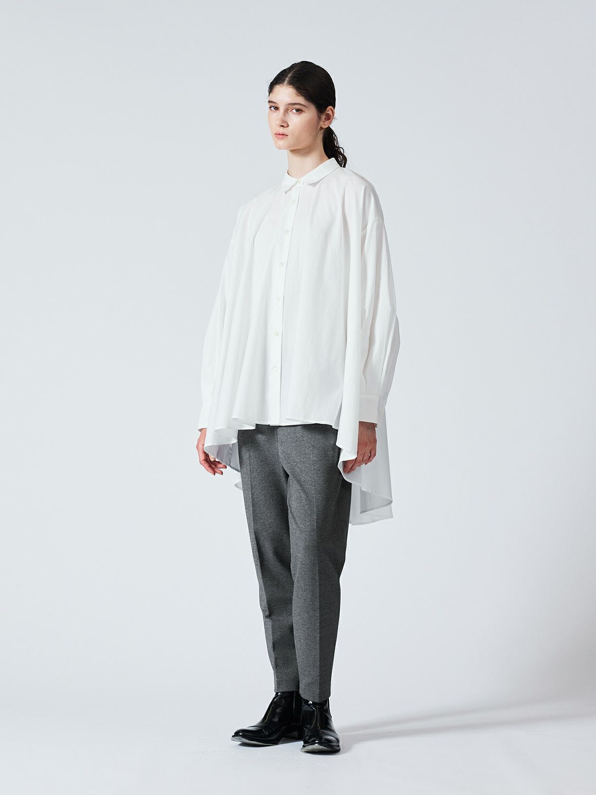 3/9(月)正午販売終了】mizuiro ind ジャージーセンタープレスパンツ