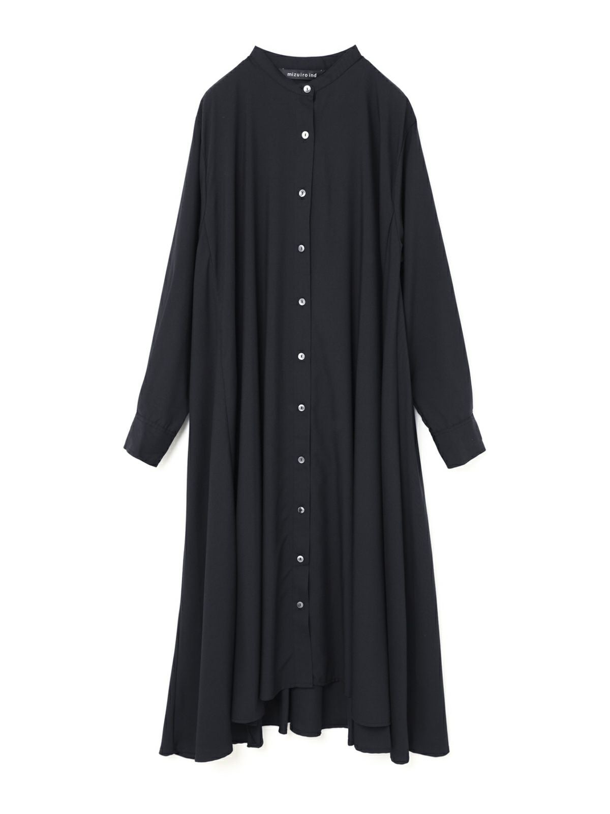 mizuiro ind T/Rスタンドカラーフレアワンピース｜ MARcourt ONLINE
