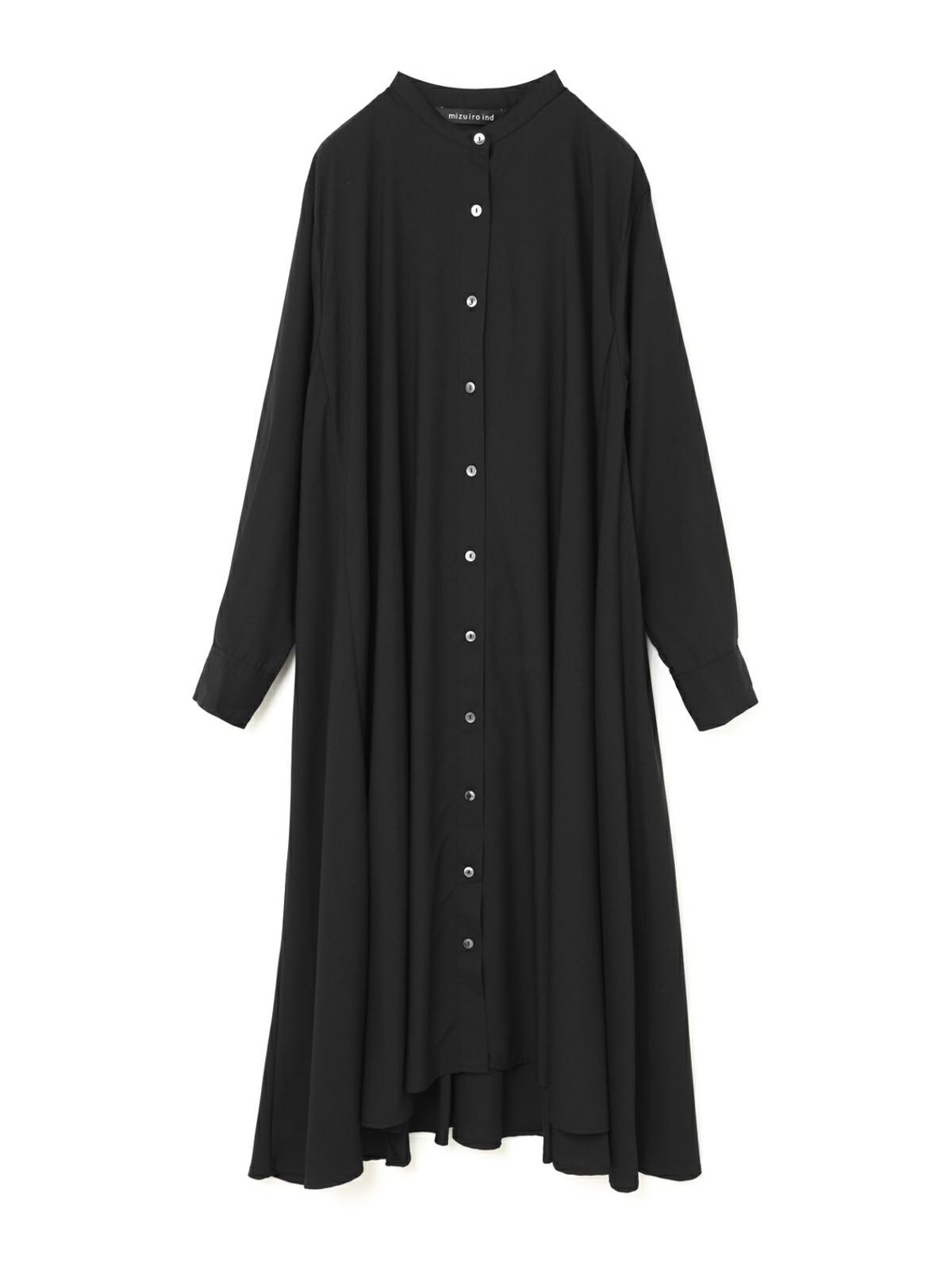 mizuiro ind T/Rスタンドカラーフレアワンピース｜ MARcourt ONLINE