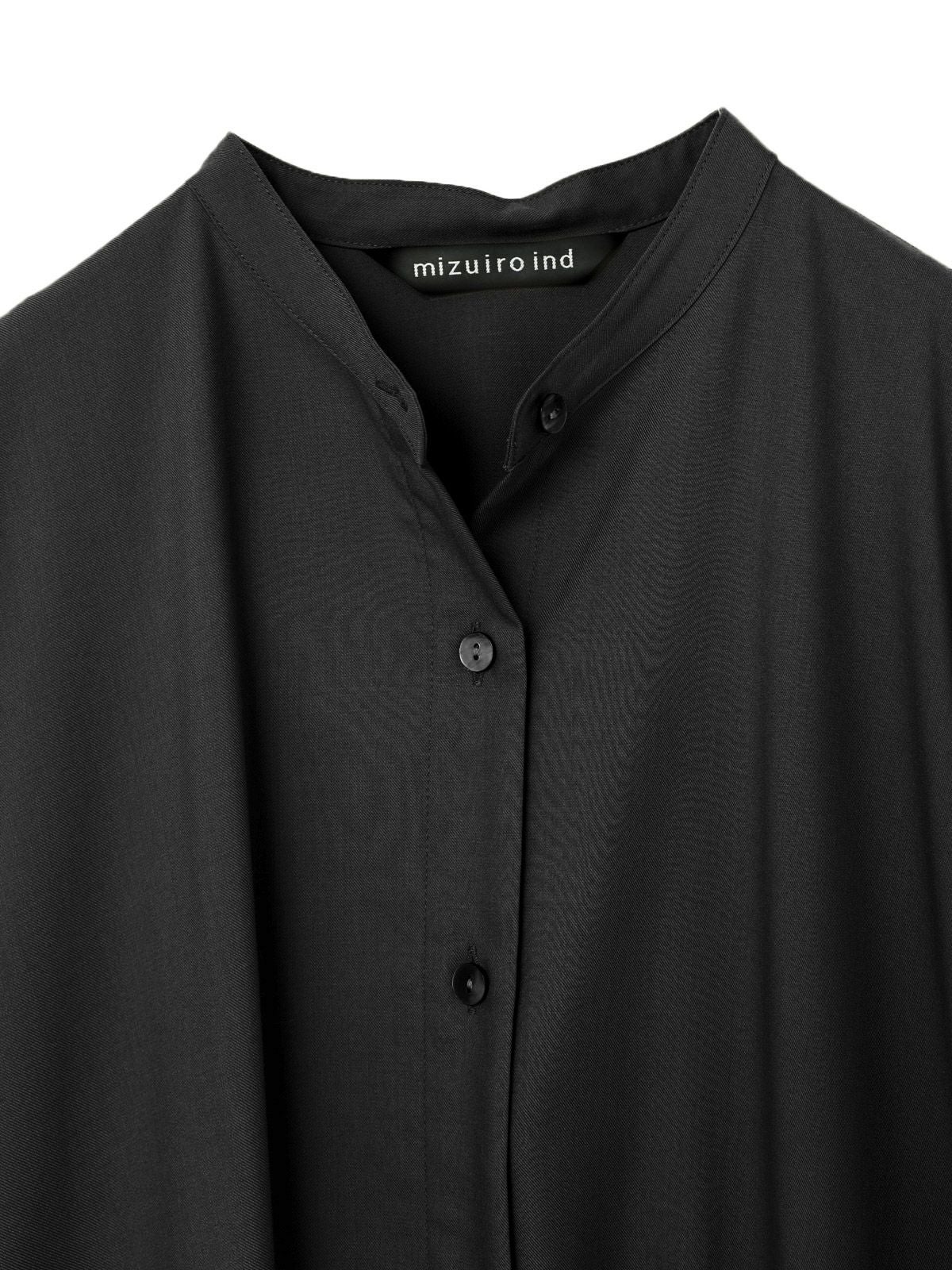 mizuiro ind T/Rスタンドカラーフレアワンピース｜ MARcourt ONLINE
