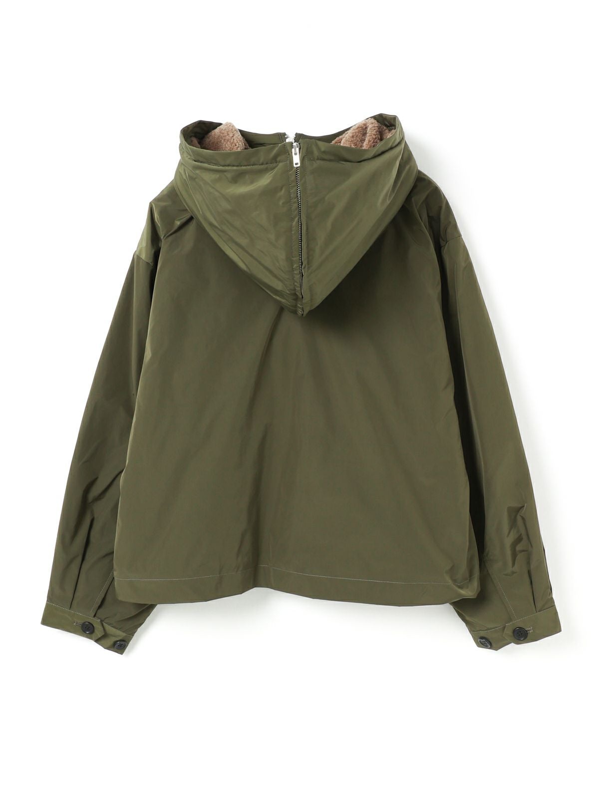 mizuiroind カーキ色 フード付きジャケット（ブルゾン） mizuiro ind バックボアフードジャケット｜ MARcourt ONLINE STORE
