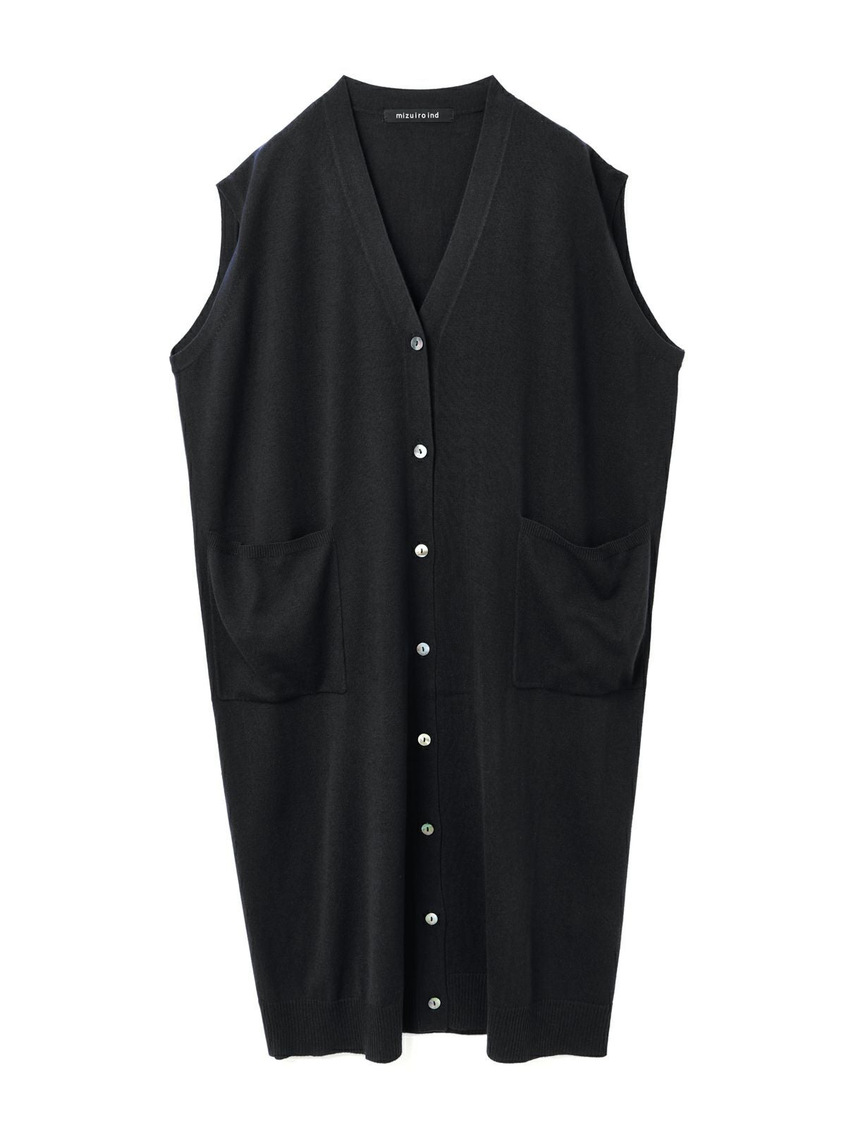 mizuiro ind Vネックロングベスト｜ MARcourt ONLINE STORE