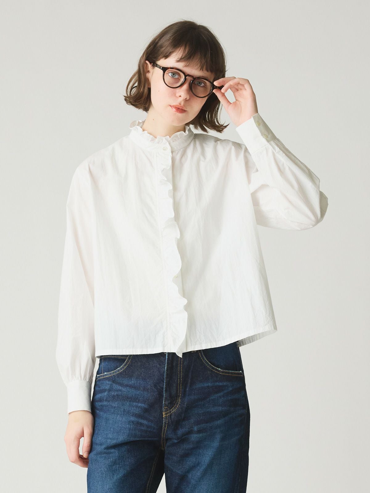 MidiUmi フリルショートシャツ｜ MARcourt ONLINE STORE - マーコート