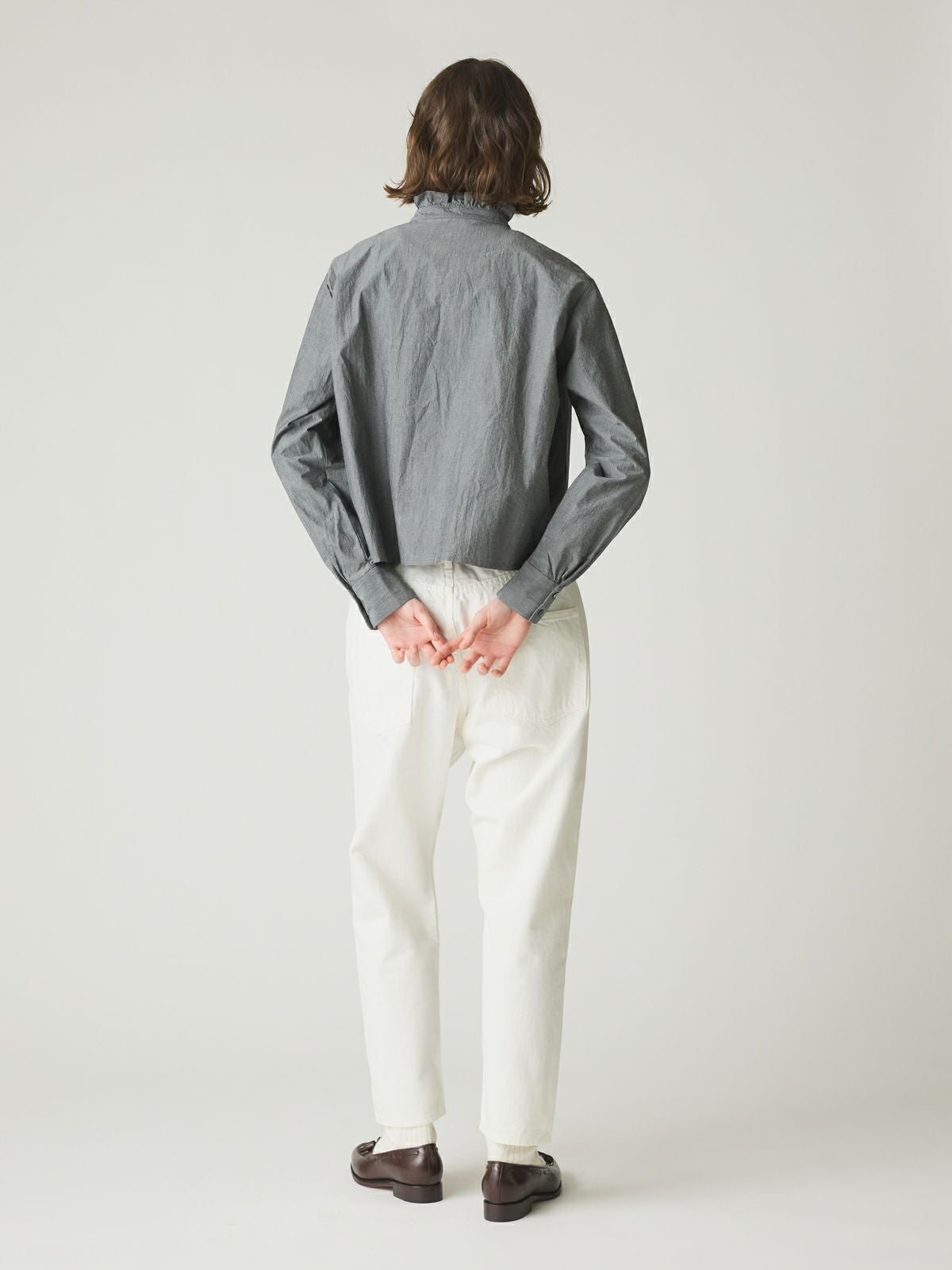 MidiUmi フリルショートシャツ｜ MARcourt ONLINE STORE - マーコート