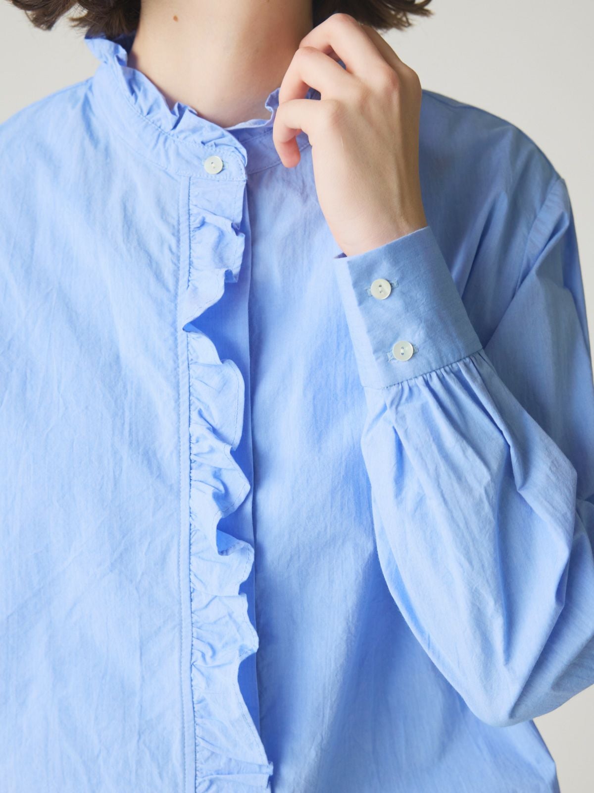 MidiUmi フリルショートシャツ｜ MARcourt ONLINE STORE - マーコート