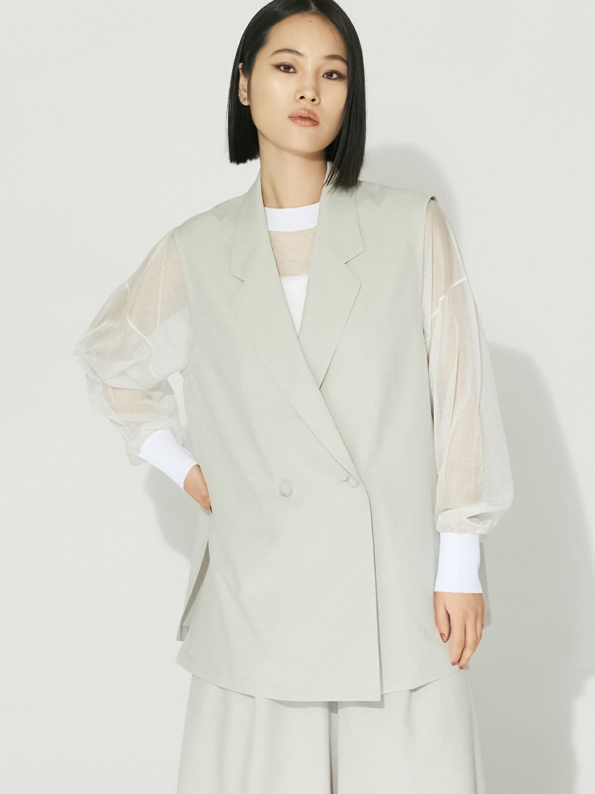 MIDIUMISOLID for Ladies テーラードジレ[A]｜ MARcourt ONLINE STORE