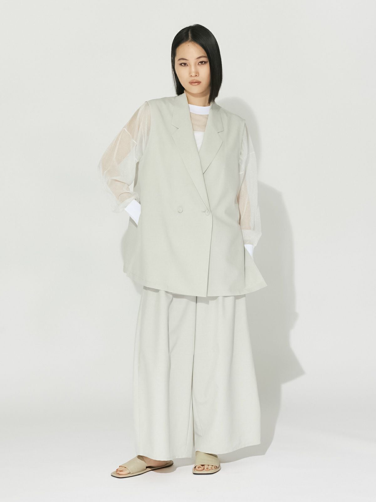 MIDIUMISOLID for Ladies テーラードジレ｜ MARcourt ONLINE STORE