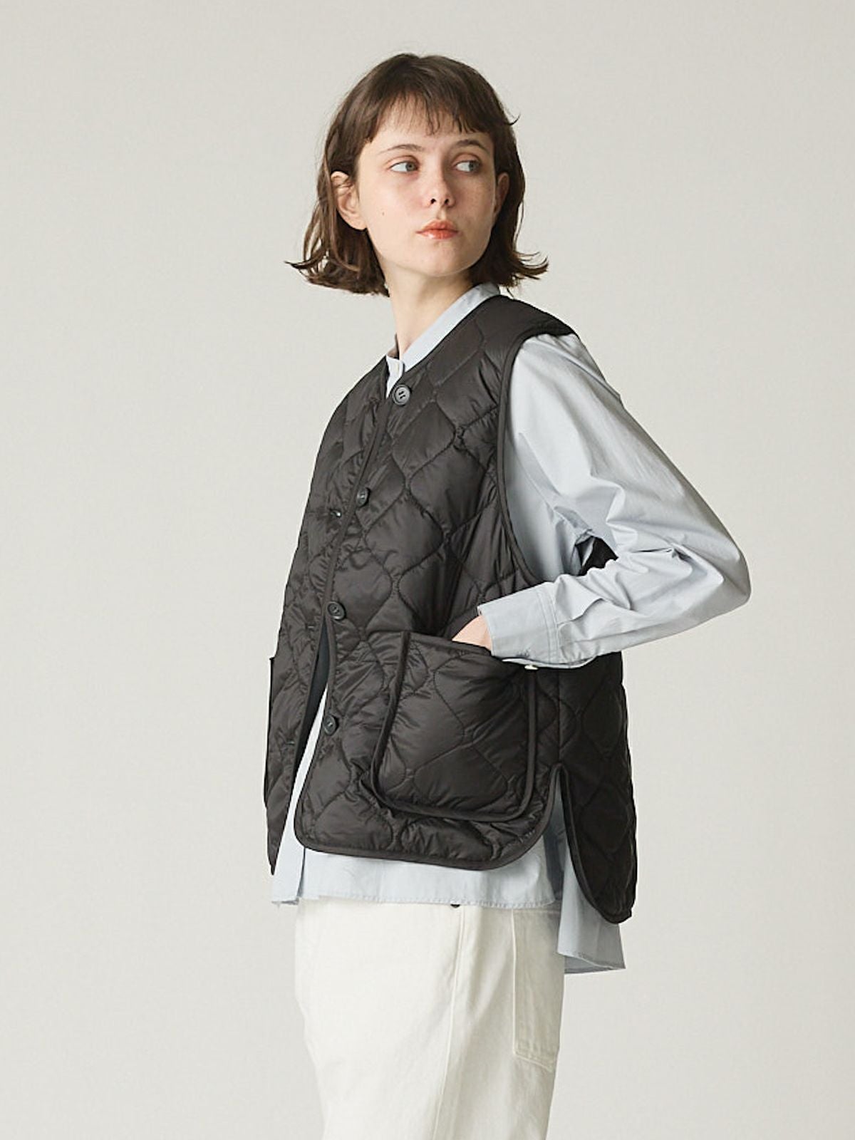 3/9(月)正午販売終了】MidiUmi ショートキルティングベスト｜ MARcourt