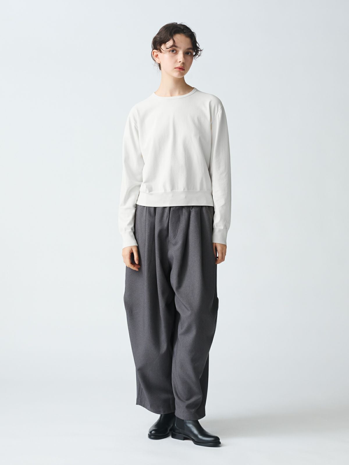 mizuiro ind クルーネックロングスリーブプルオーバー｜ MARcourt