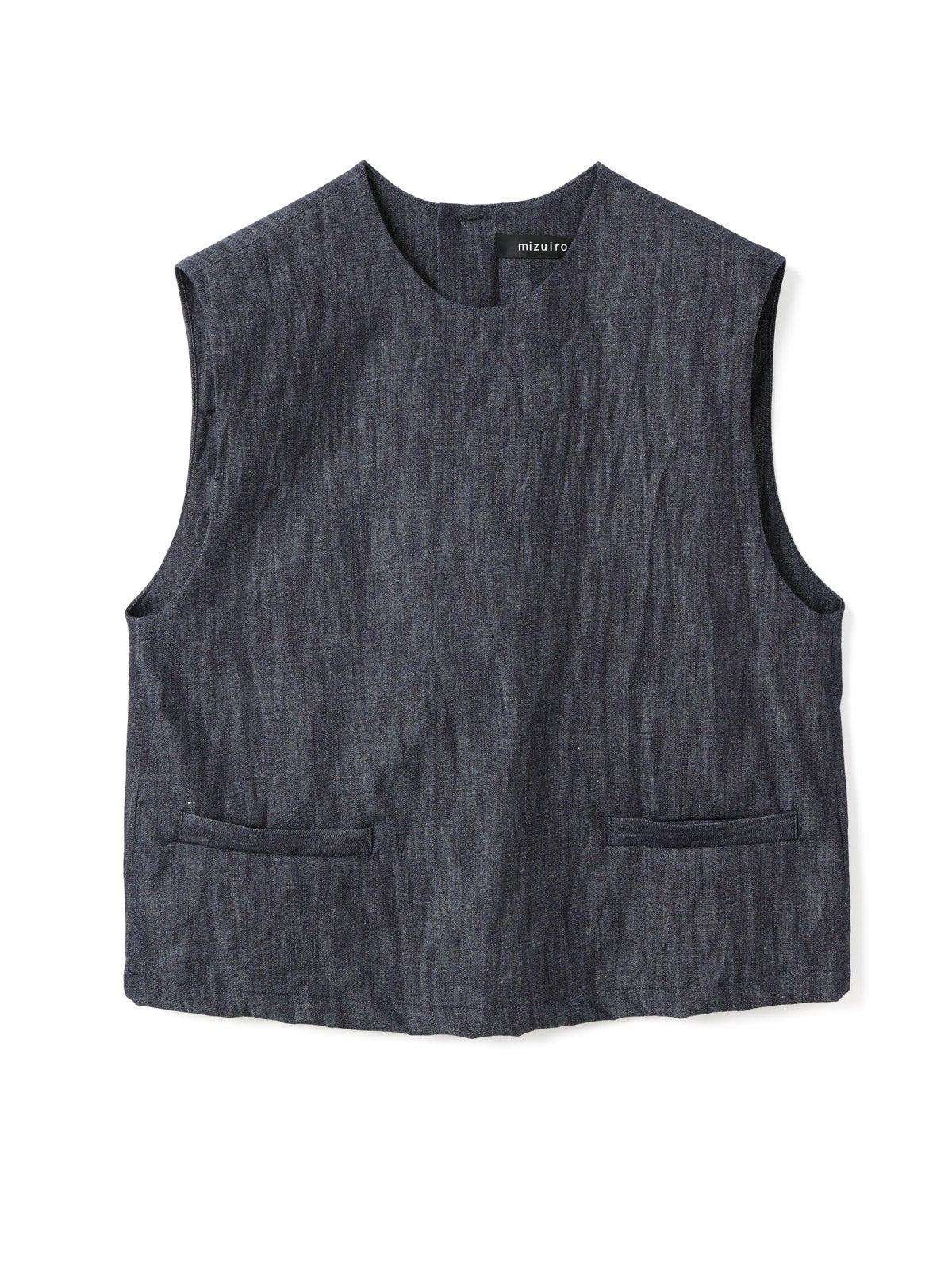 mizuiro ind デニムショートベスト｜ MARcourt ONLINE STORE