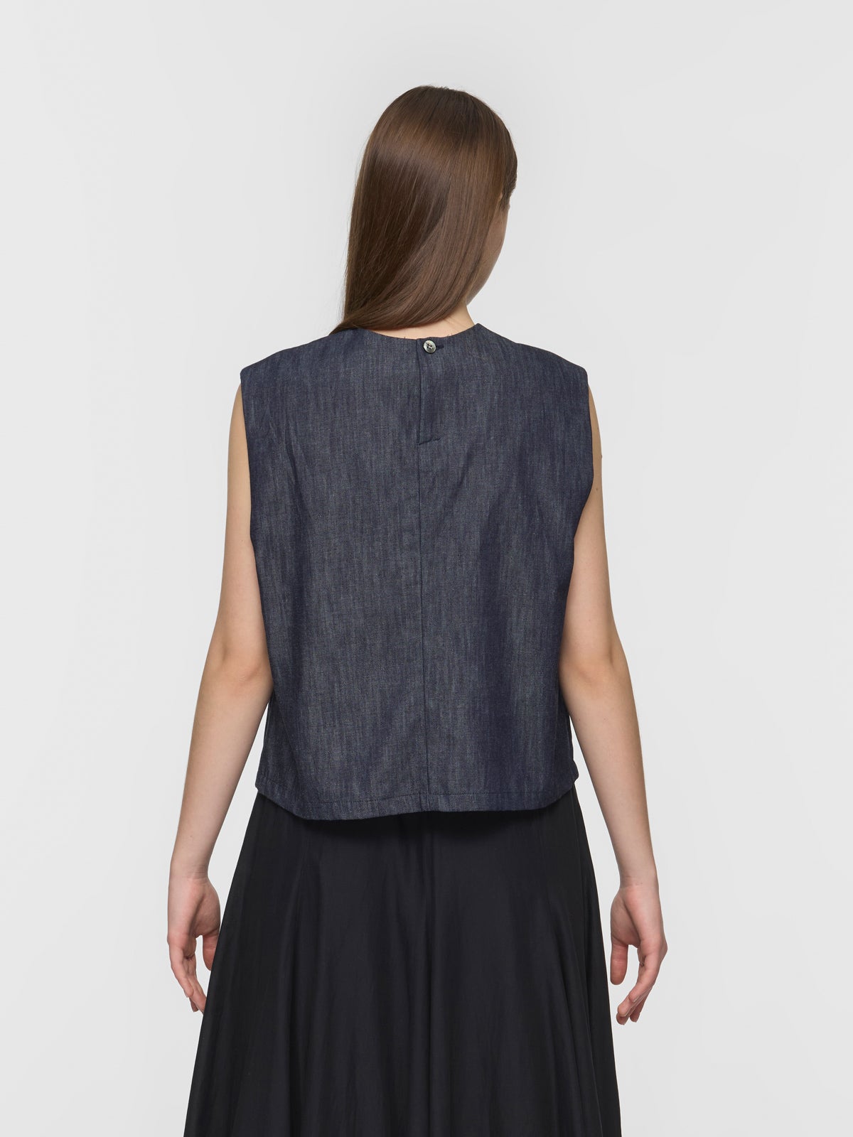 mizuiro ind デニムショートベスト｜ MARcourt ONLINE STORE