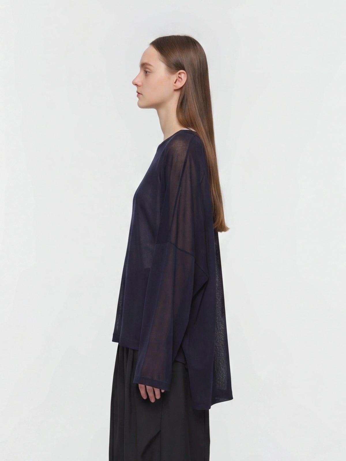 mizuiro ind メッシュロングスリーブワイドT｜ MARcourt ONLINE STORE