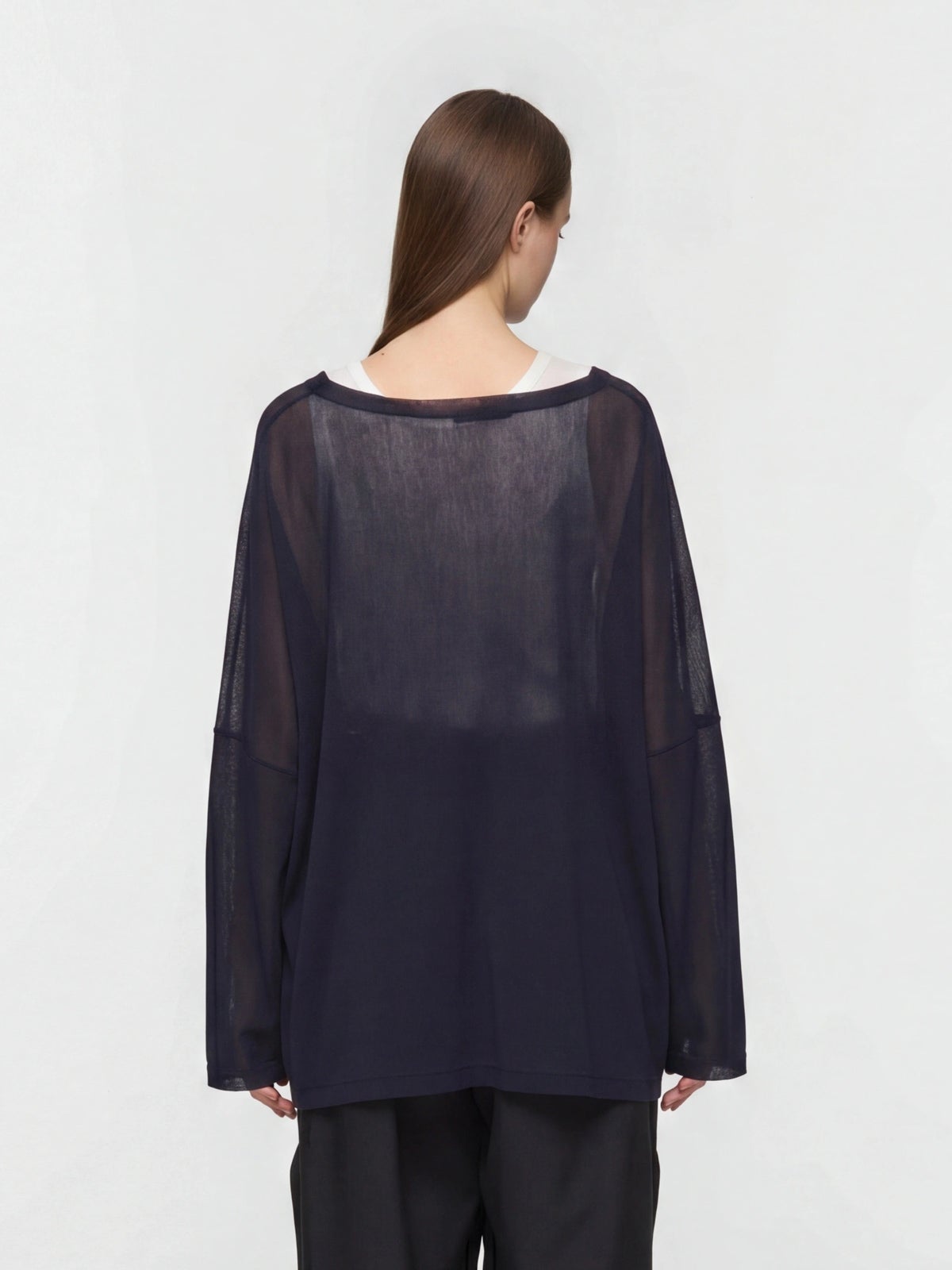 mizuiro ind メッシュロングスリーブワイドT｜ MARcourt ONLINE STORE