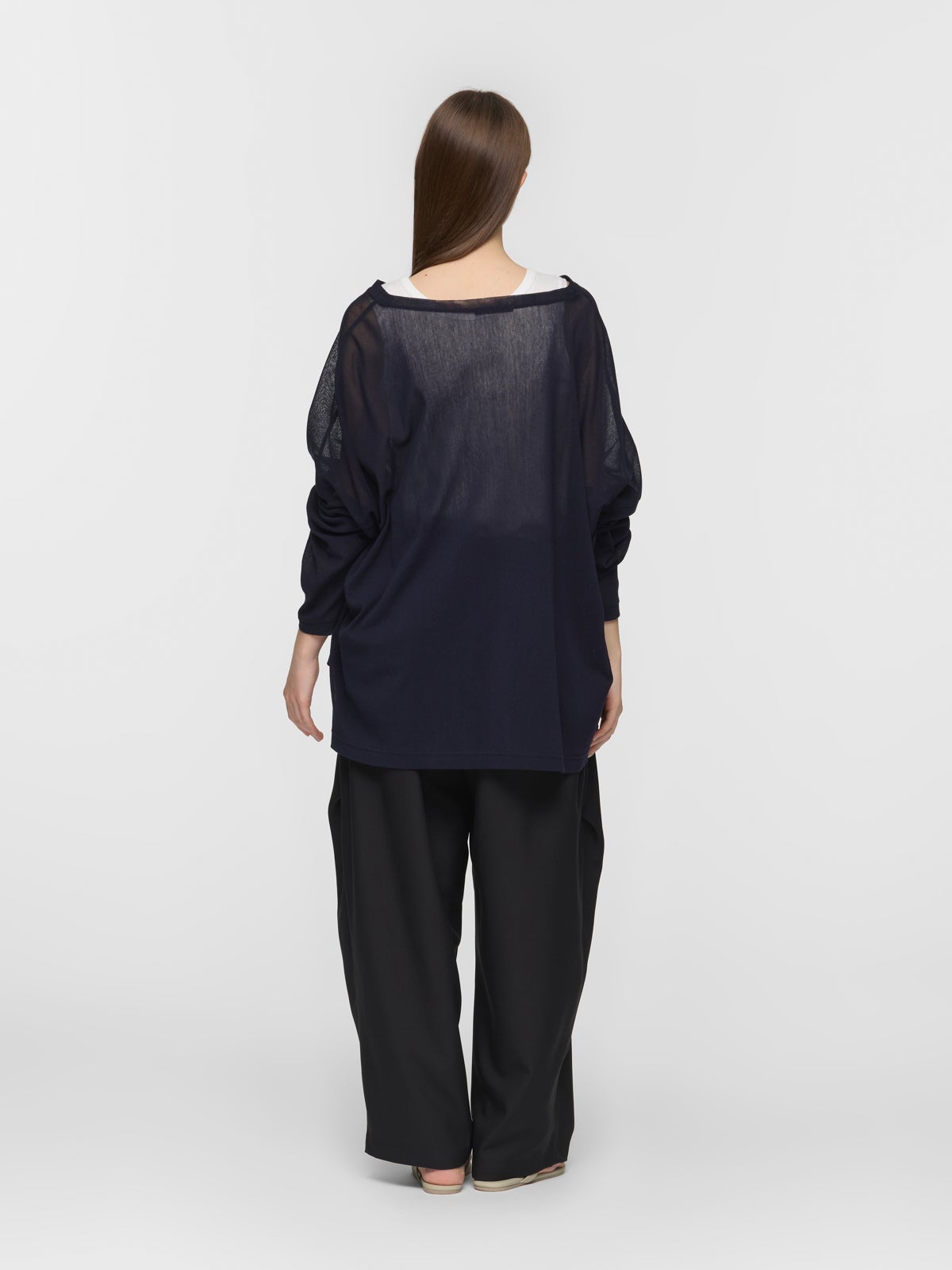 mizuiro ind メッシュロングスリーブワイドT｜ MARcourt ONLINE STORE