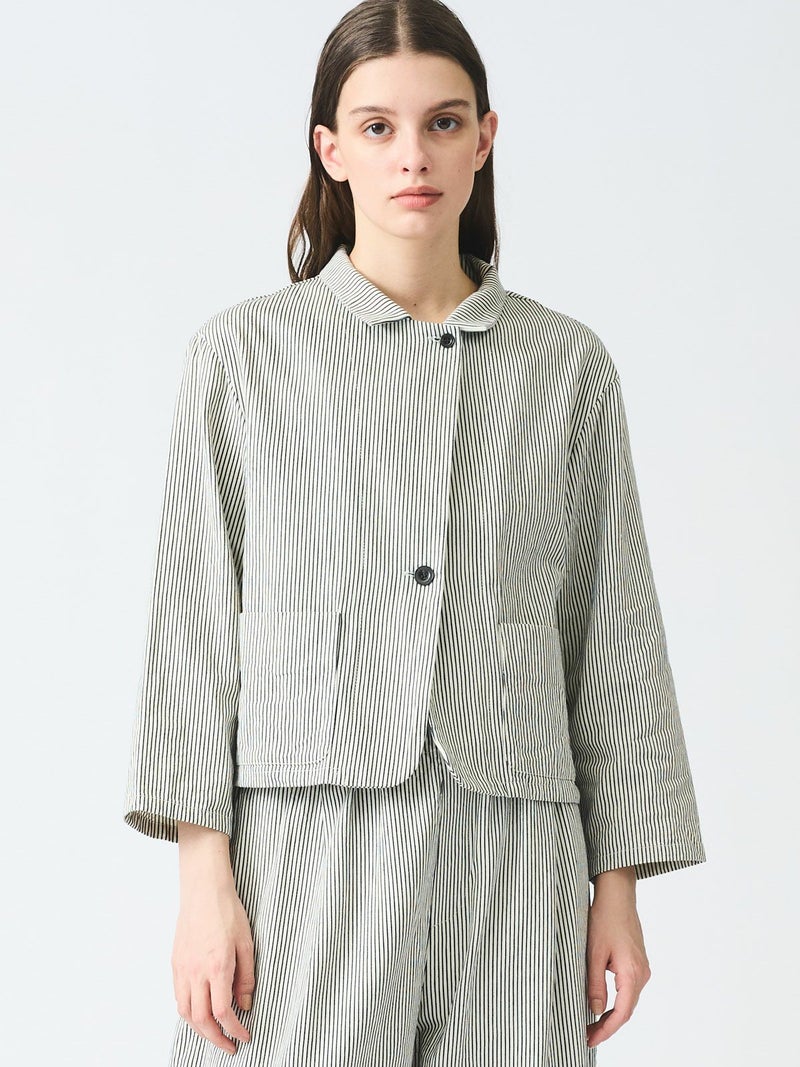 mizuiro ind ヒッコリーシャツジャケット