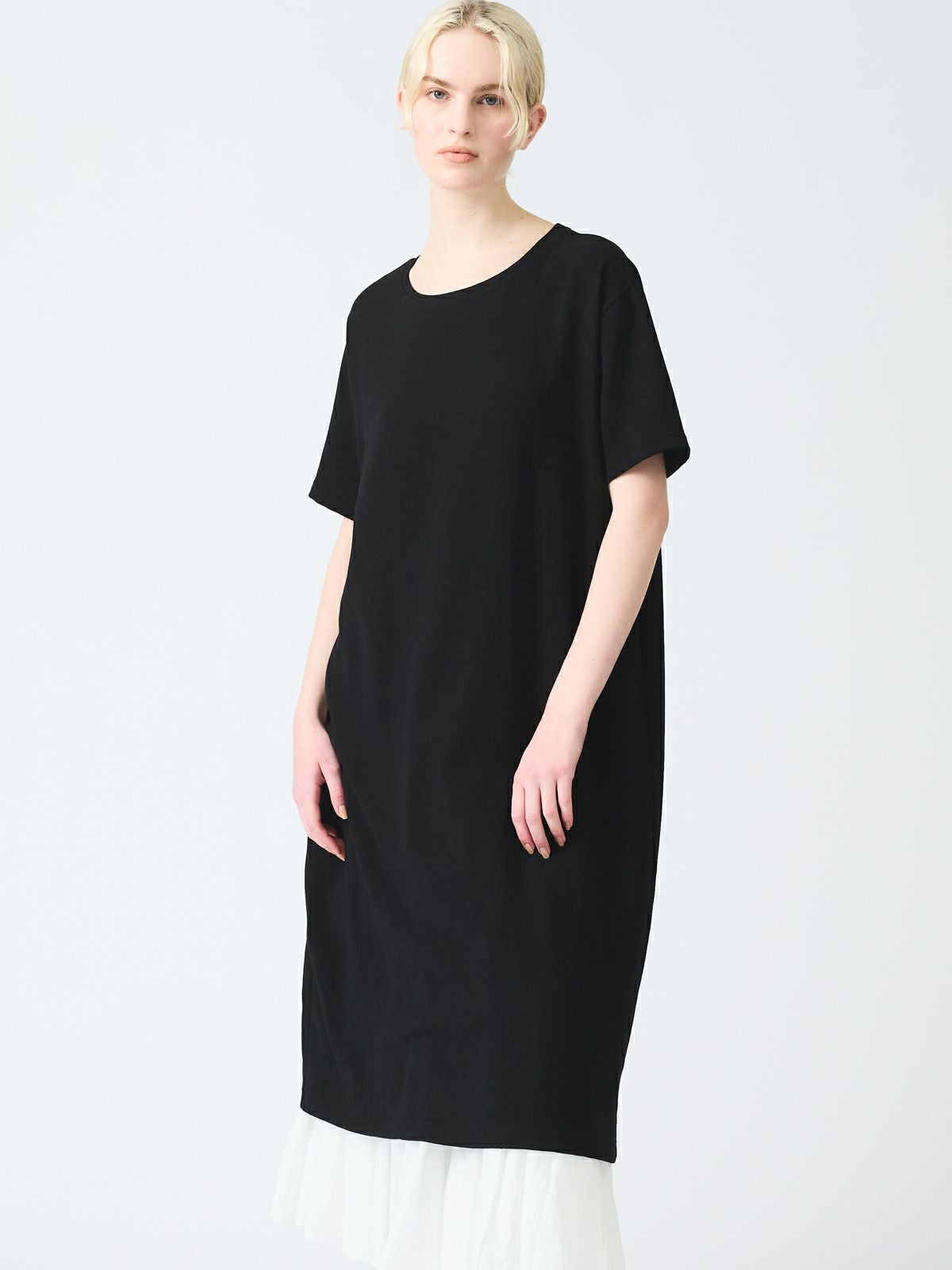 mizuiro ind ジョーゼットハーフスリーブロングワンピース｜ MARcourt