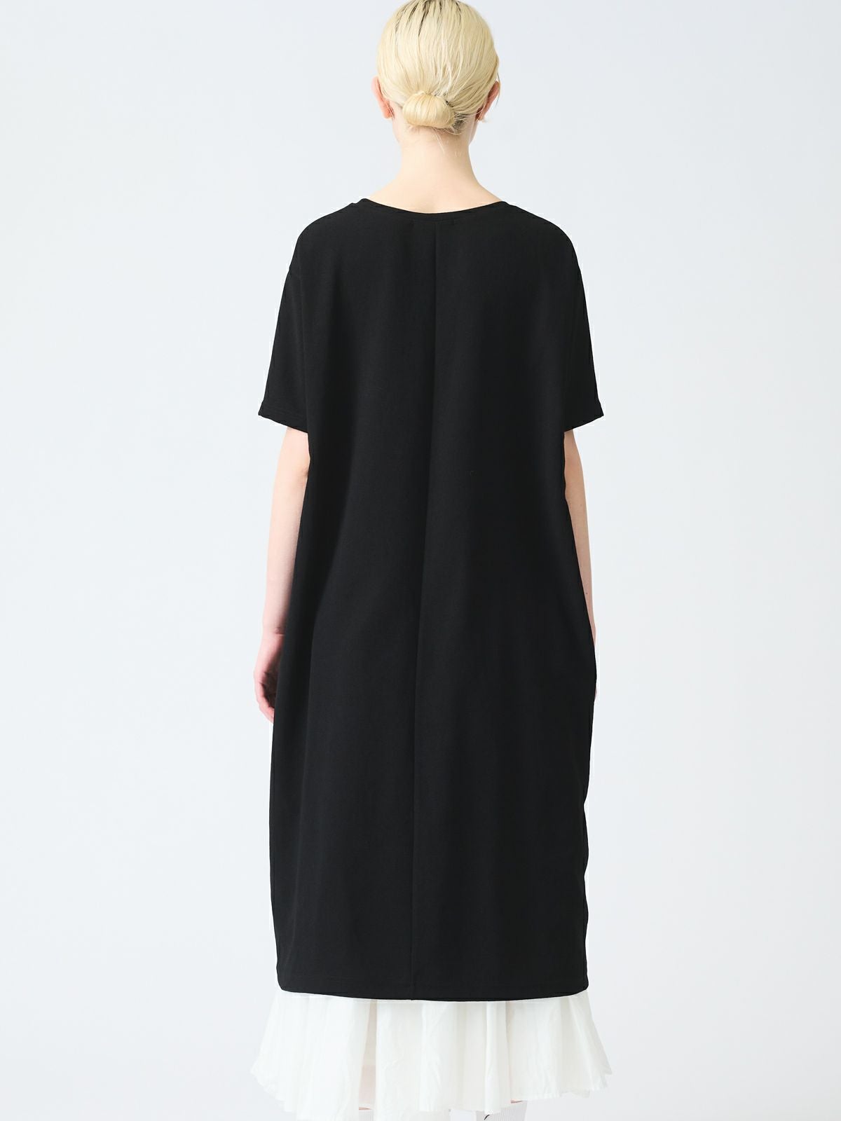 mizuiro ind ジョーゼットハーフスリーブロングワンピース｜ MARcourt