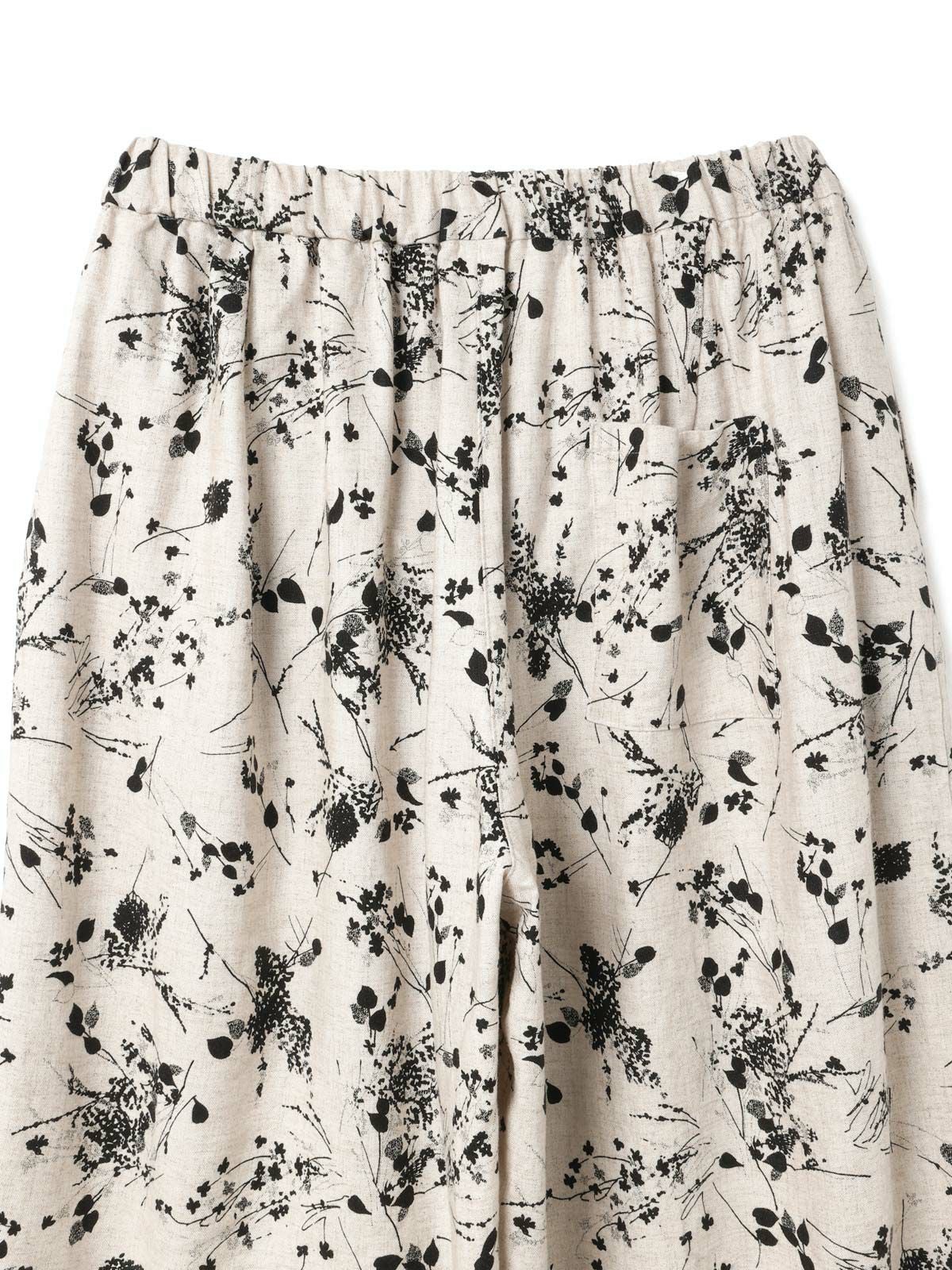 mizuiro ind レーヨンリネンプリントショートパンツ｜ MARcourt ONLINE