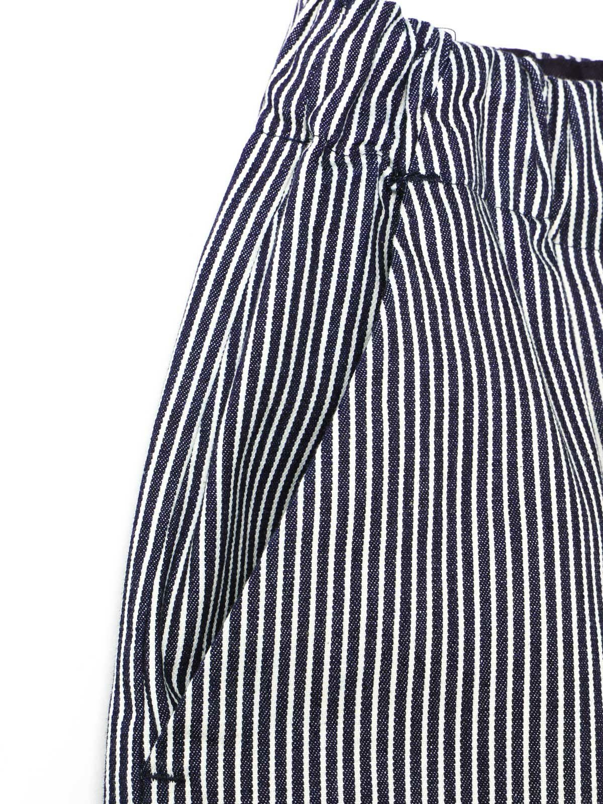 mizuiro ind ヒッコリーワイドテーパードパンツ｜ MARcourt ONLINE