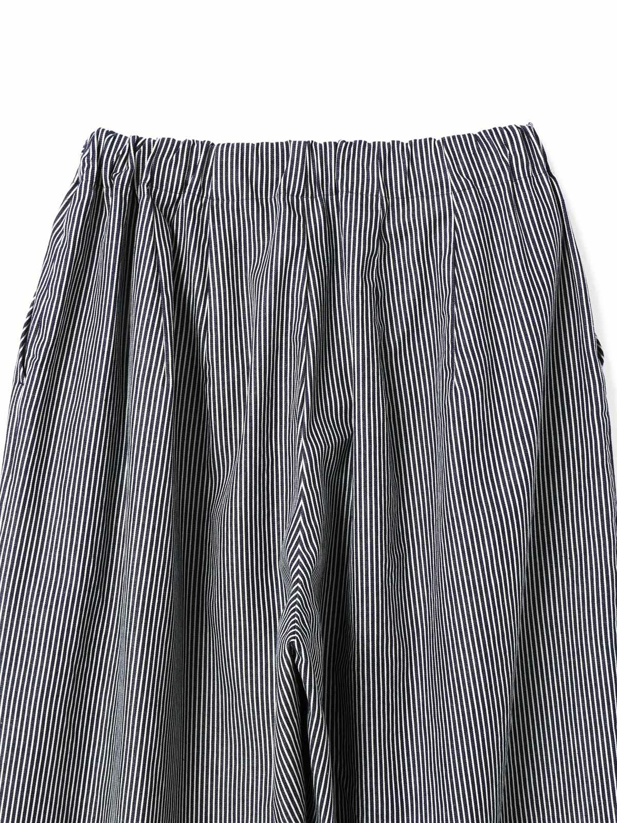 mizuiro ind ヒッコリーワイドテーパードパンツ｜ MARcourt ONLINE
