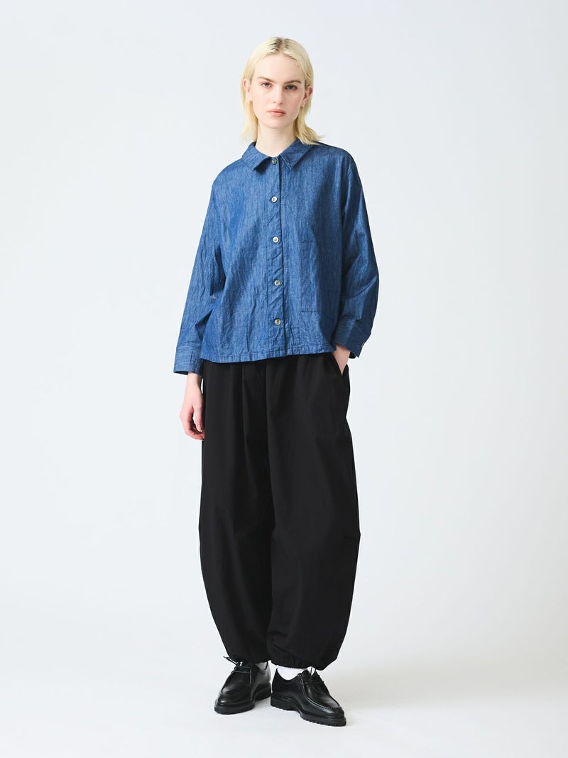 mizuiro ind コクーンドローストリングパンツ