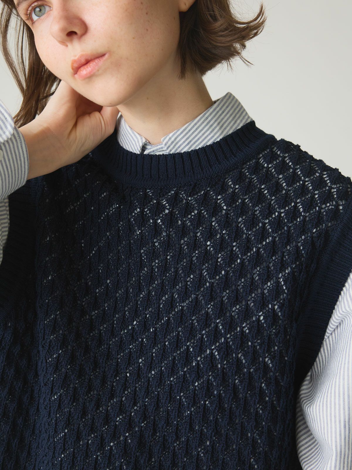 1月21日限定値下げ　MAYDI （メイディ）ニットベスト MidiUmi メッシュニットベスト｜ MARcourt ONLINE STORE - マーコート