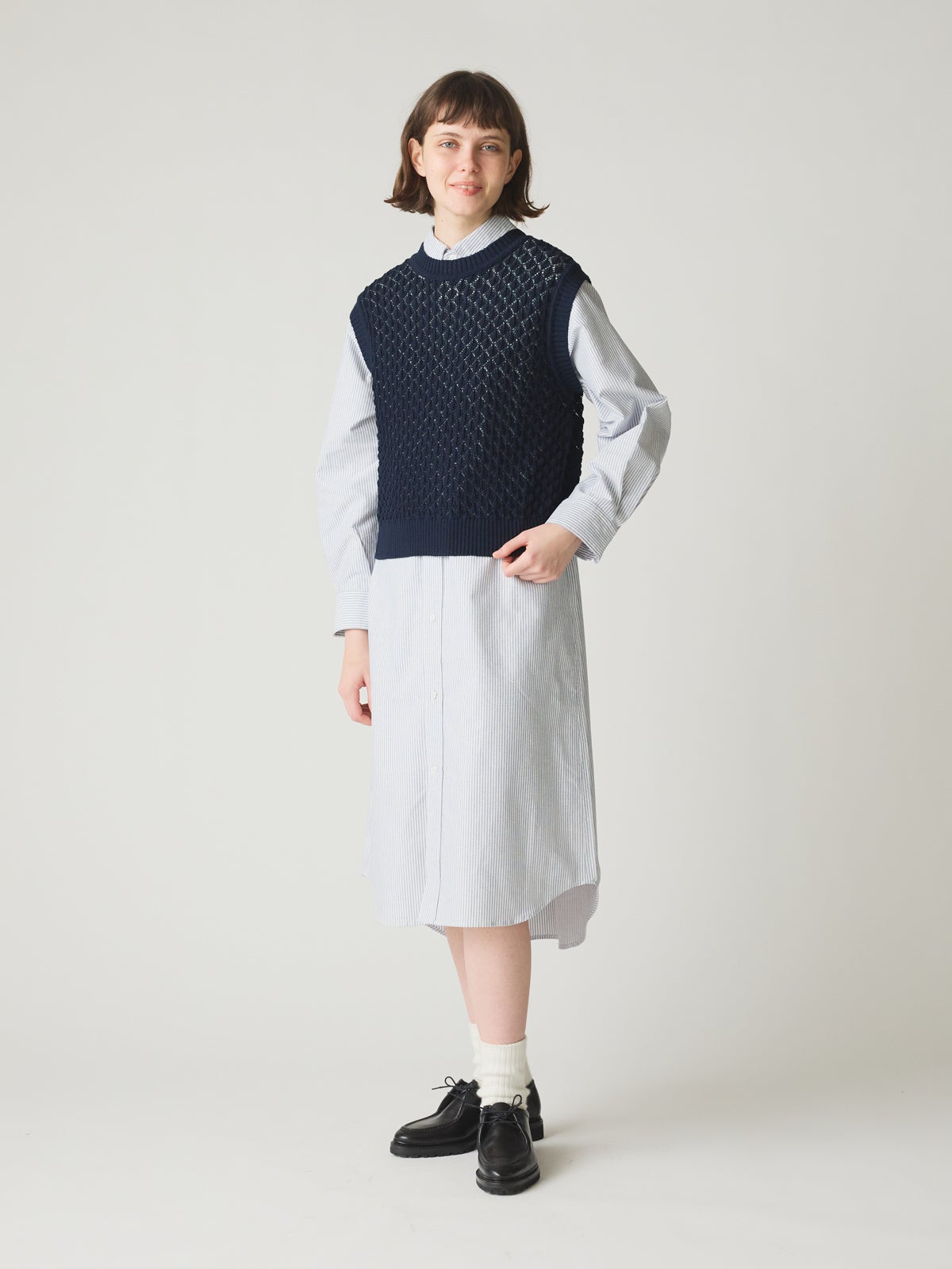 MidiUmi メッシュニットベスト｜ MARcourt ONLINE STORE - マーコート
