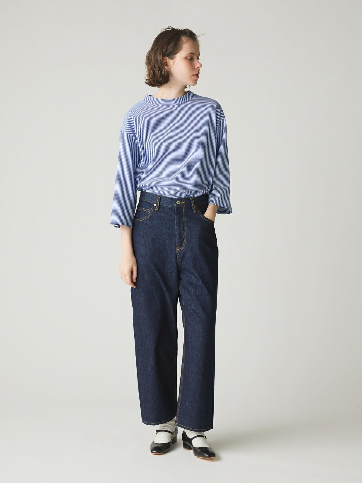 MidiUmi ハイウエストワイドストレートデニム｜ MARcourt ONLINE STORE