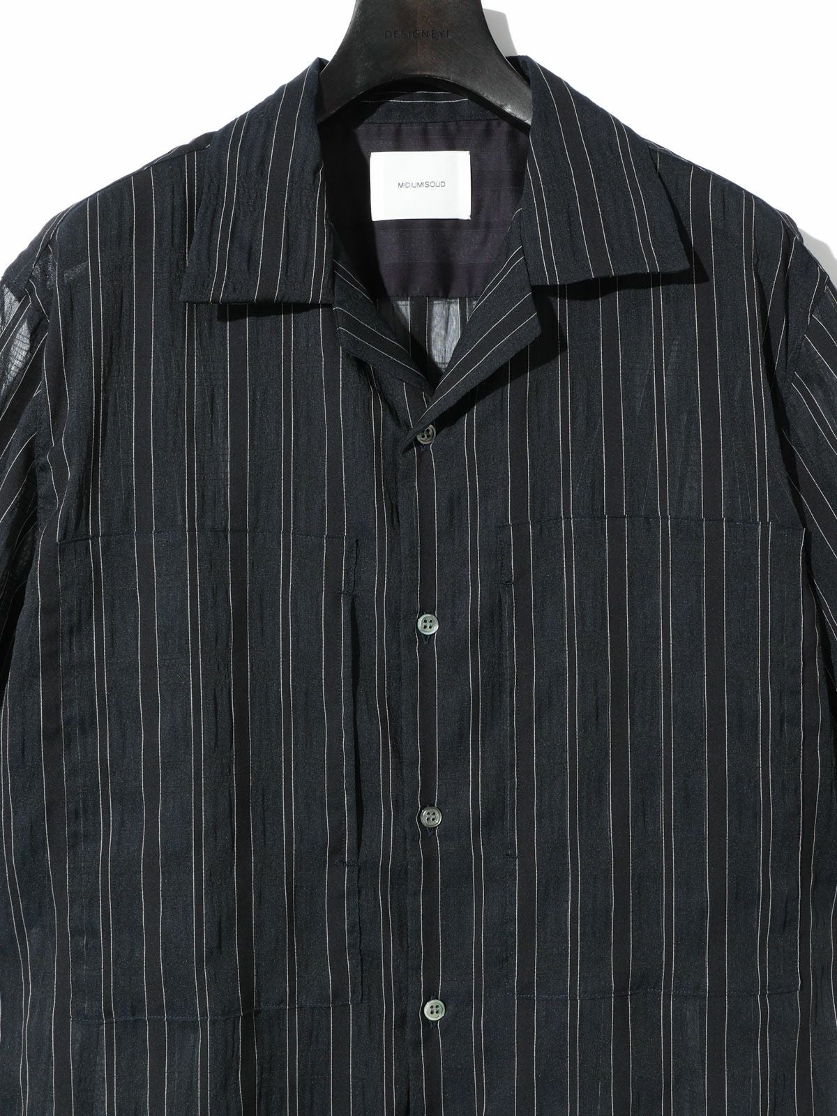 MIDIUMISOLID Men's シアーストライプシャツ[A]｜ MARcourt ONLINE