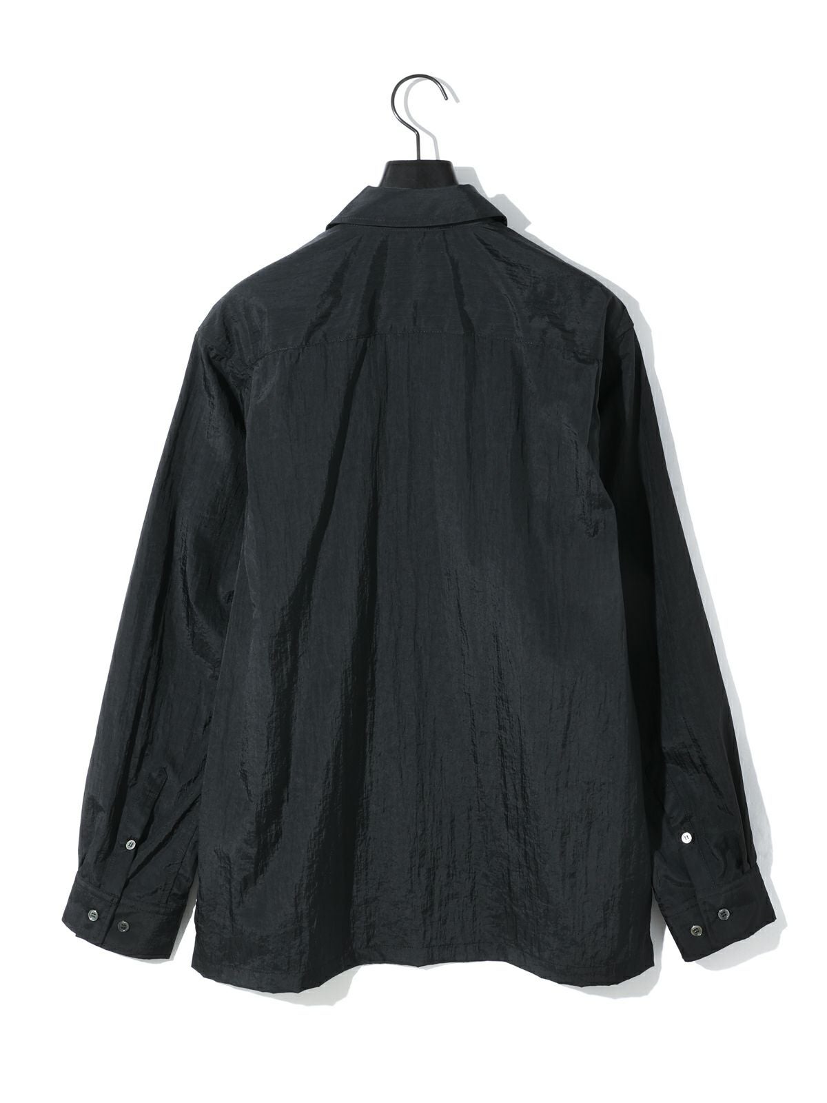 MIDIUMISOLID Men's フライフロントナイロンシャツ[A]｜ MARcourt
