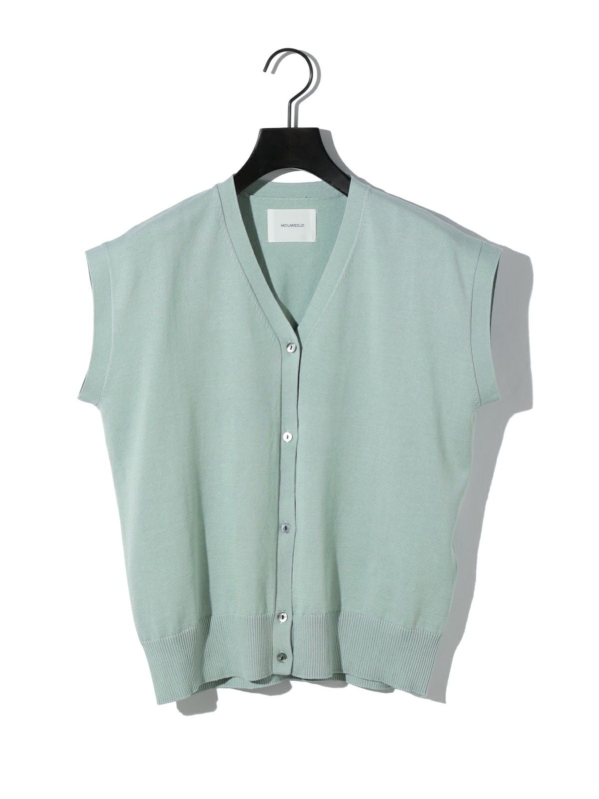 MIDIUMISOLID for Ladies ノースリーブVネックカーディガン｜ MARcourt