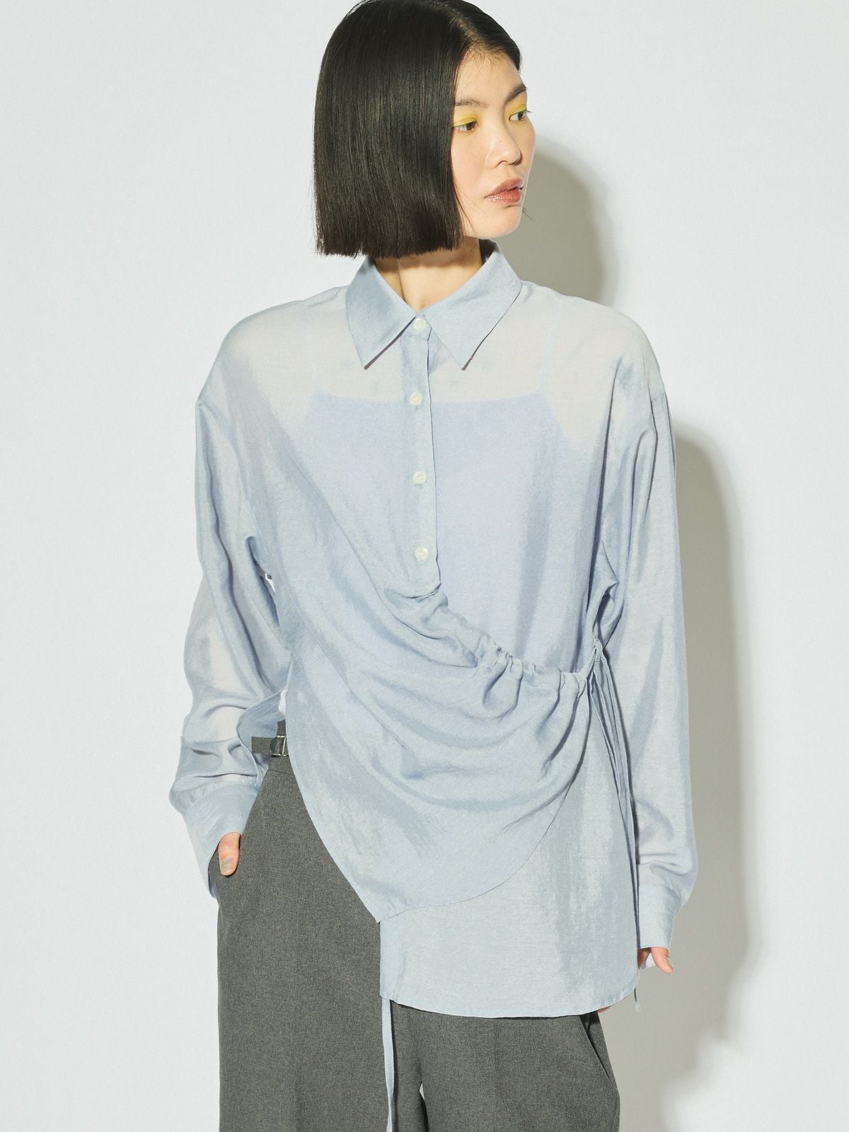 MIDIUMISOLID for Ladies ドローストリングシャツ｜ MARcourt ONLINE