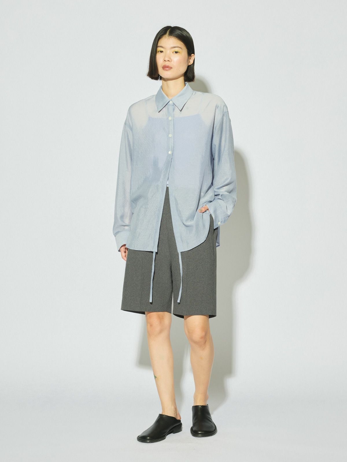 MIDIUMISOLID for Ladies ドローストリングシャツ｜ MARcourt ONLINE