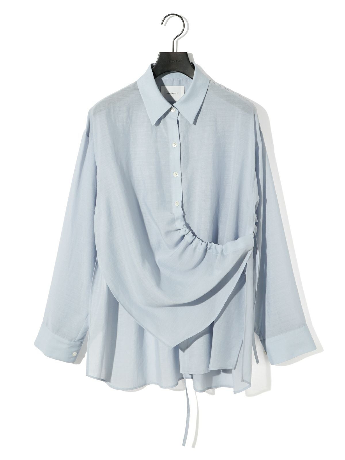 nanMIDIUMISOLID for Ladiesドローストリングシャツ MIDIUMISOLID for Ladies ドローストリングシャツ｜ MARcourt ONLINE