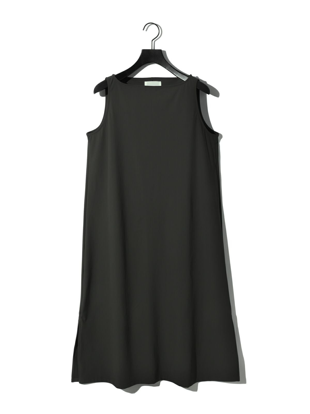 MIDIUMISOLID for Ladies ストレッチボートネックワンピース