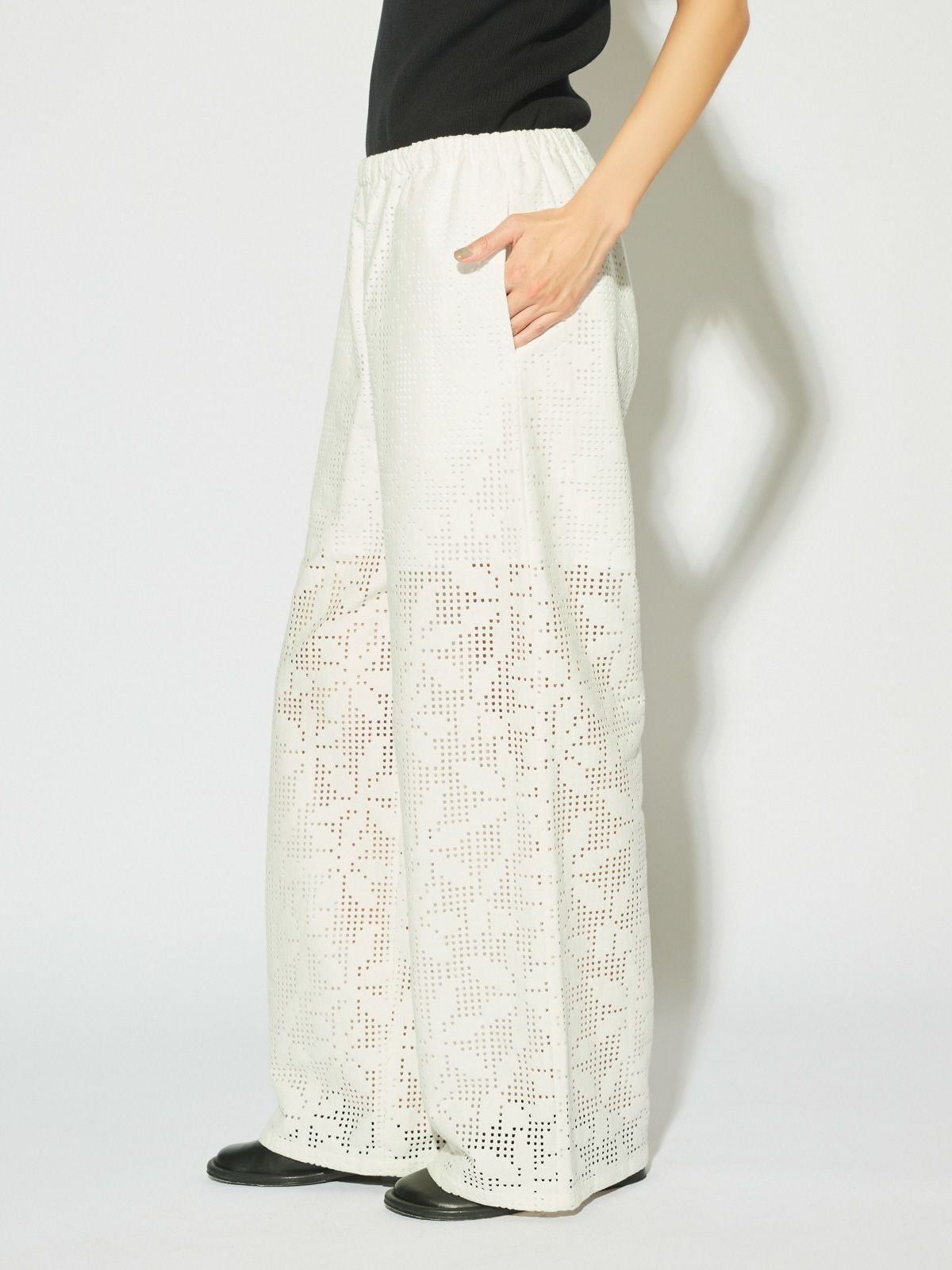 MIDIUMISOLID for Ladies レースイージーパンツ[A]｜ MARcourt ONLINE