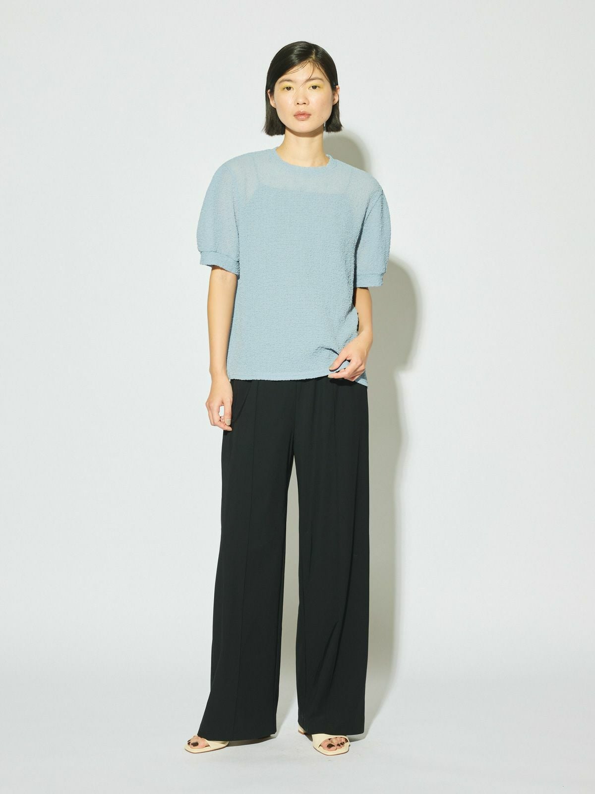 MIDIUMISOLID for Ladies ストレッチストレートパンツ[A]｜ MARcourt