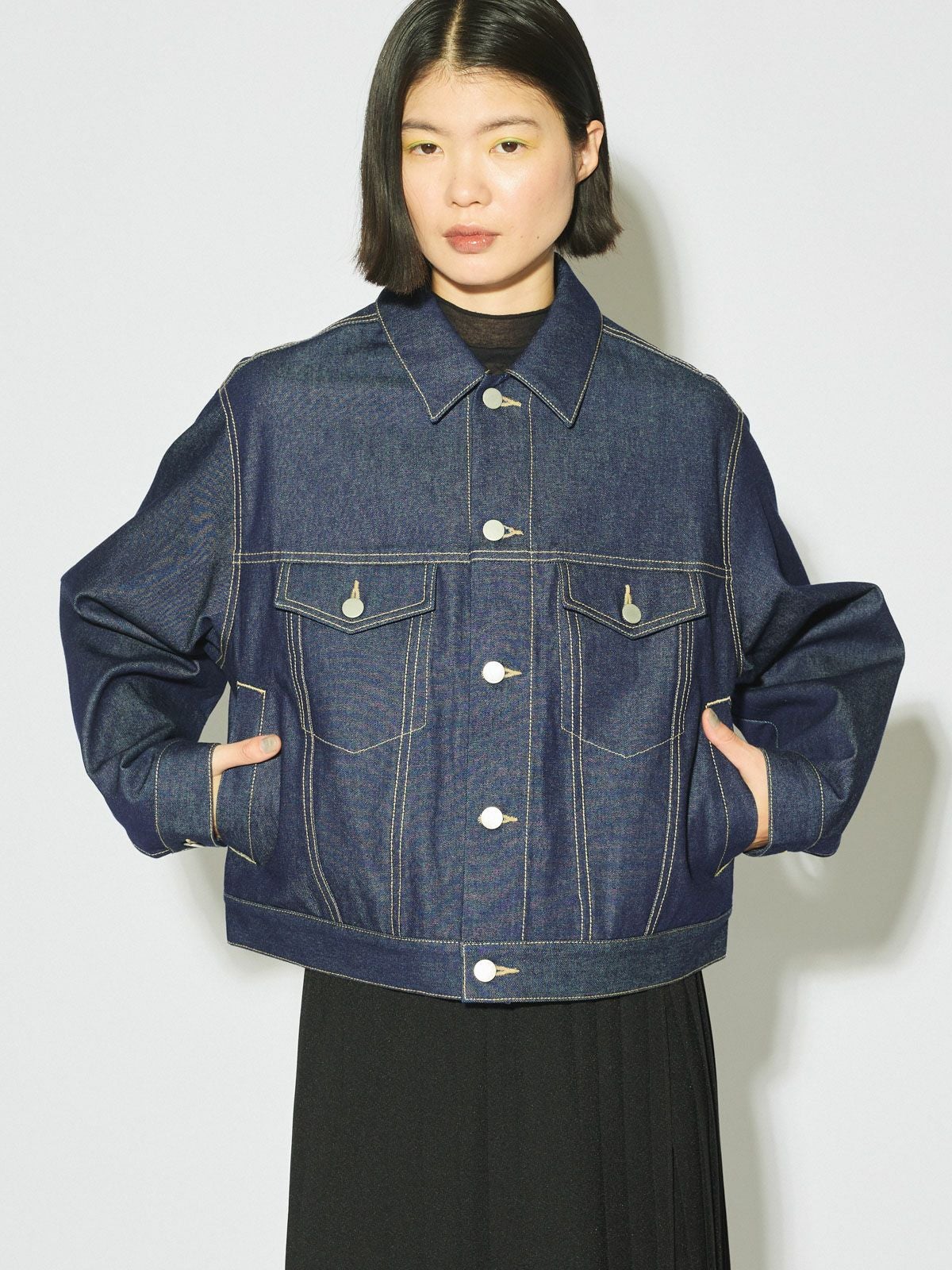 MIDIUMISOLID for Ladies ショートデニムジャケット[A]｜ MARcourt