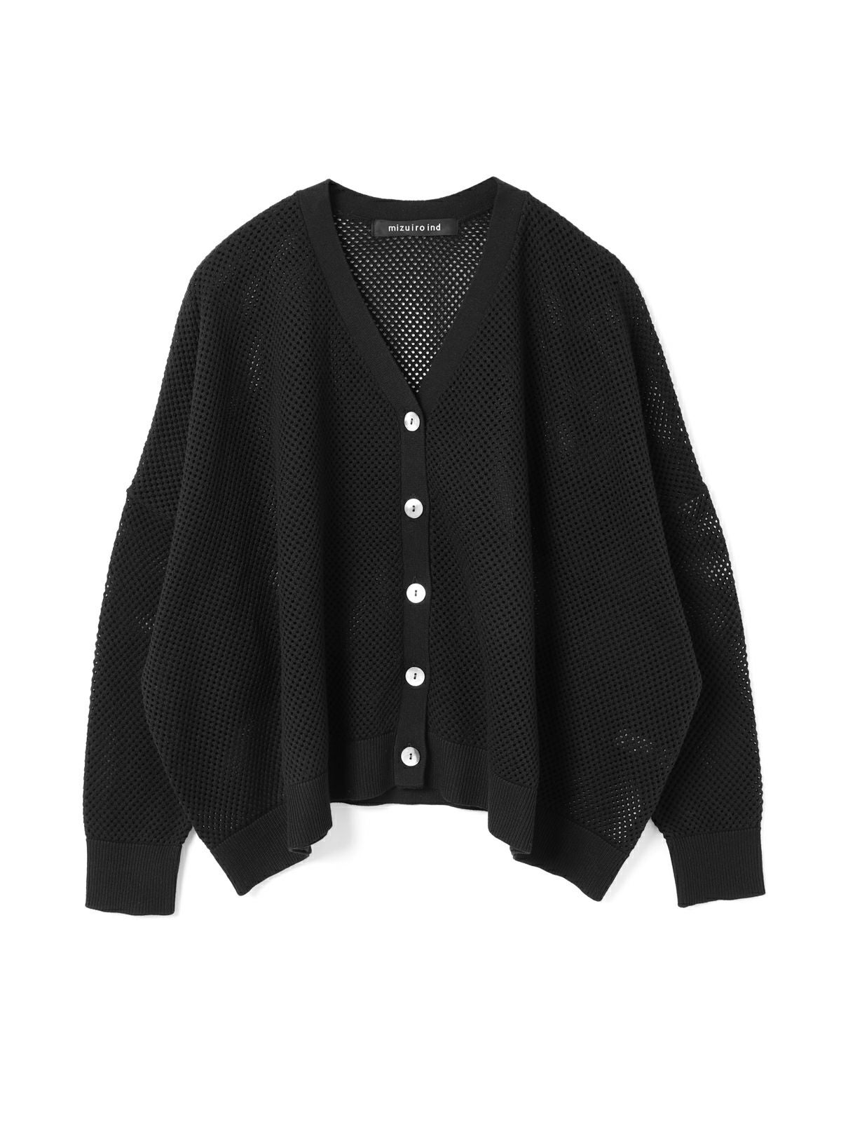 mizuiro ind シアーパターンVネックカーディガン｜ MARcourt ONLINE
