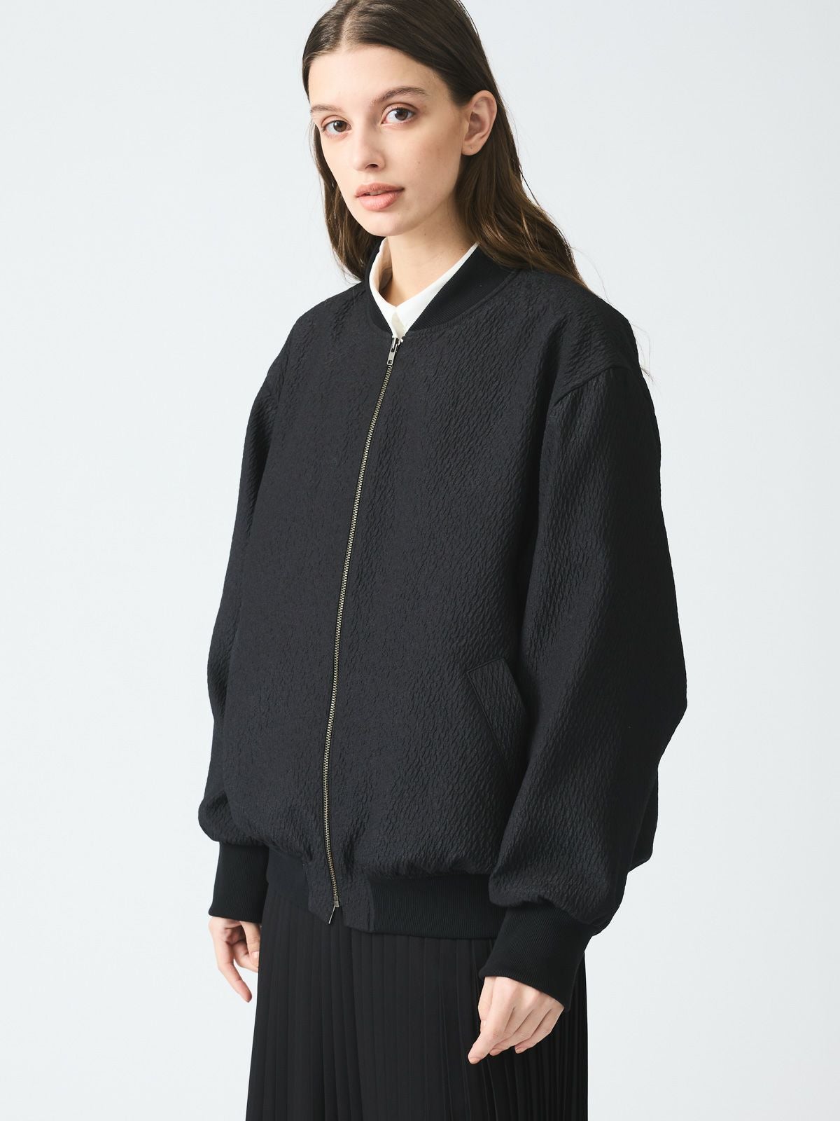 mizuiro ind ジャカードジップブルゾン｜ MARcourt ONLINE STORE